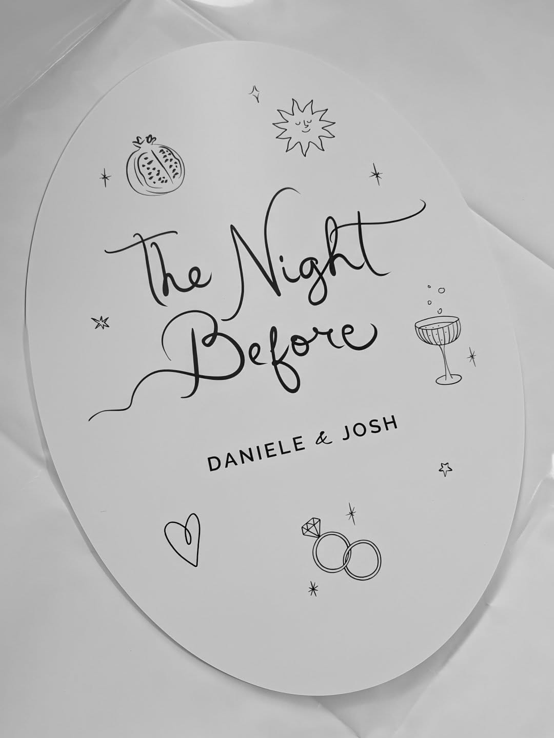 The Night Before 🌙
#weddingsignage
#WeddingStationery