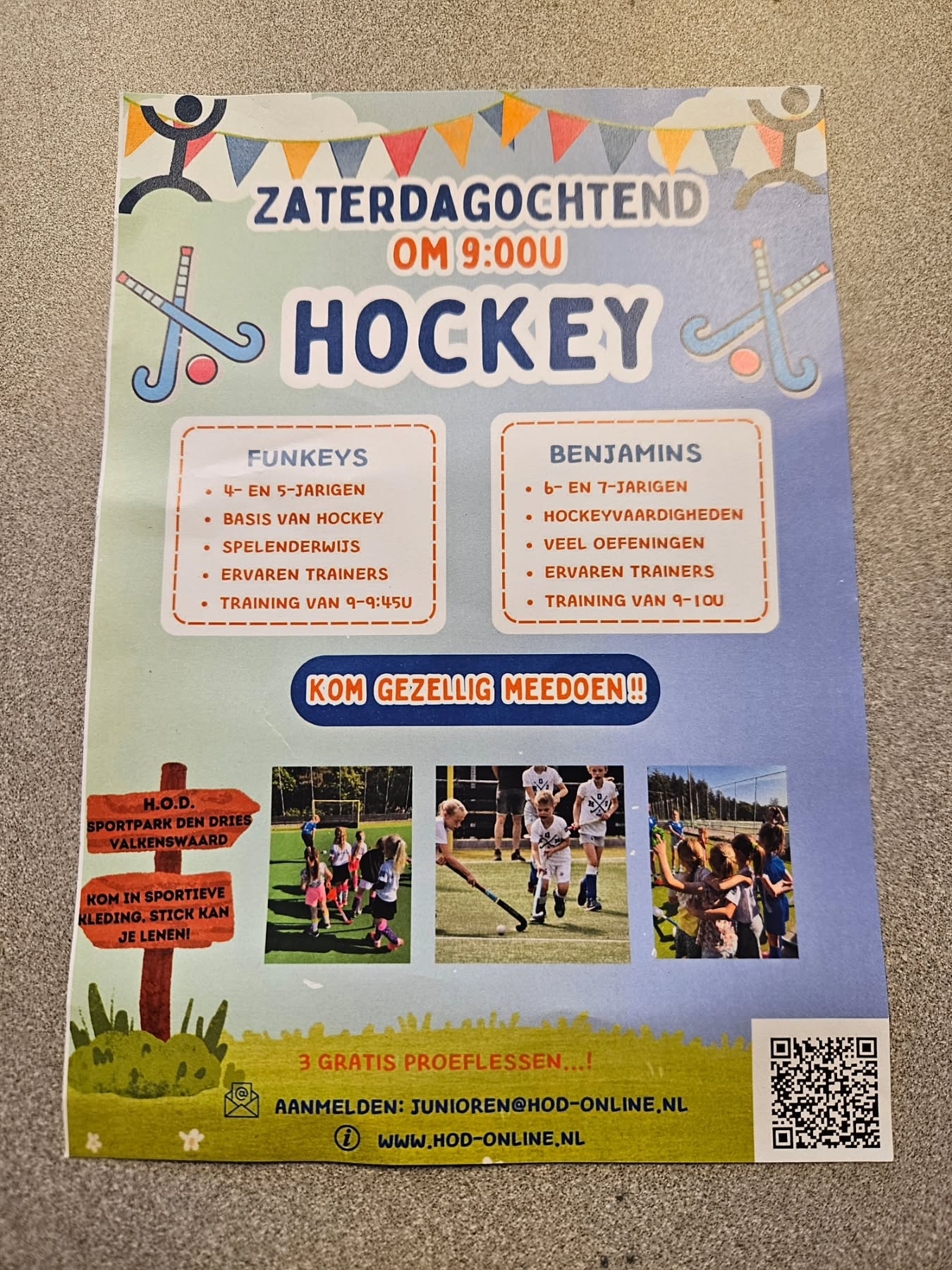 Kom jij ook hockeyen? ??
Elke zaterdag om 9uur is er funky's en benjamins training!
#hockeymeteenstokkie #samensporten
