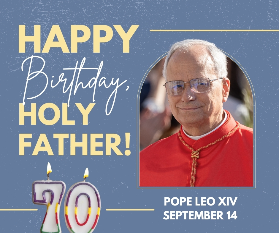 From all of us here at St. Joan of Arc Catholic Church, we'd like to wish Pope Leo a blessed birthday!