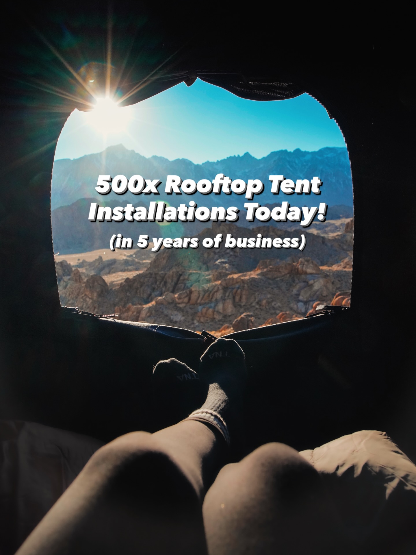 Today, we hit another milestone. The pace is increasing! It’s not so much about the tents but rather the number of stoked clients out on the road & in the wild!
In total, we’ve helped 3,780 clients hit the road, tracks & trails, since 2020.