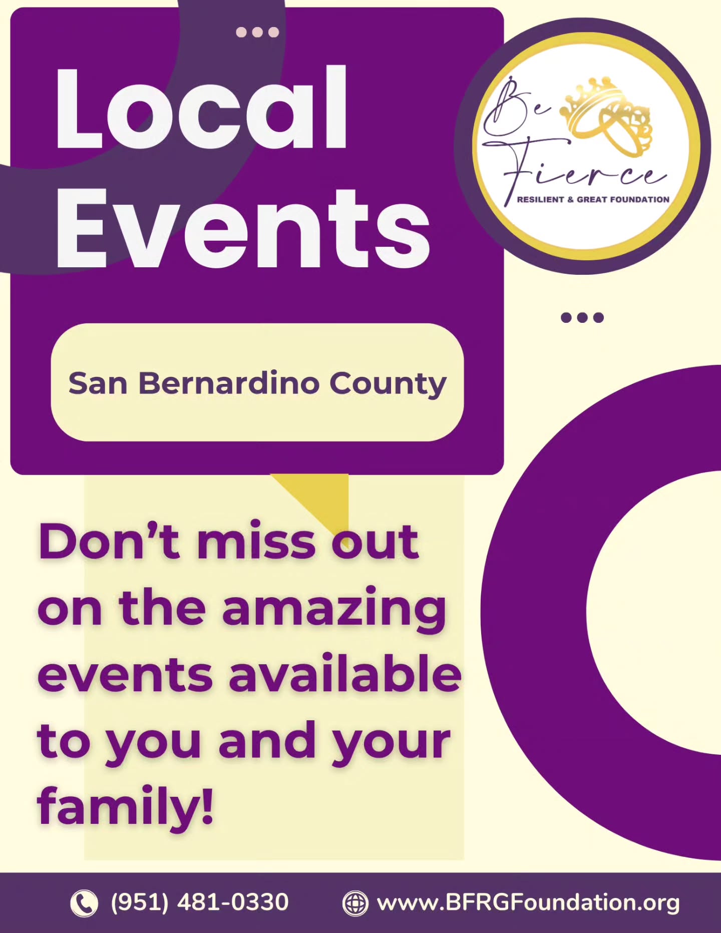 🌟 These Are the Resources Offered in San Bernardino County! 🌟
Don’t miss out on the amazing events and services available to support you and your family. From youth activities to community resources, there’s something here for everyone. 💖
👉 Help us spread the word, share this post with friends, family, and neighbors, so our community can grow stronger together.
#SanBernardinoCounty #CommunityResources #Don’tMissOut #StrongerTogether #BFRGFoundation #HelpingFamilies #CommunitySupport #ShareTheResources