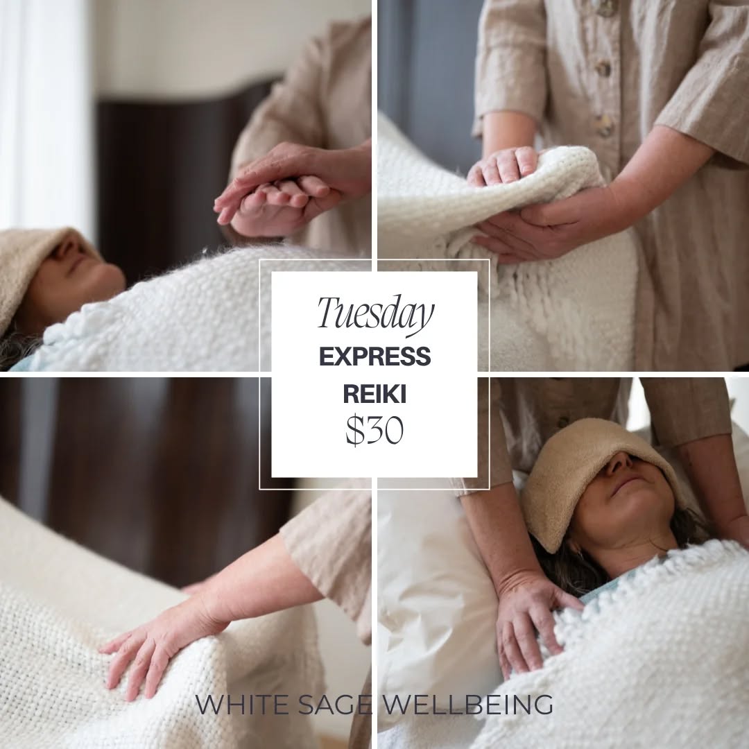 ✨️ Now offering 30 minute express reiki sessions for $30 on Tuesdays between 11am and 4pm. 💫
Perfect for a little tune up, calm down, re-balance or time to take a breath. Go from 😖 to 😊 and enjoy the rest of your day.
Booking link in bio. 💚🙏🏼