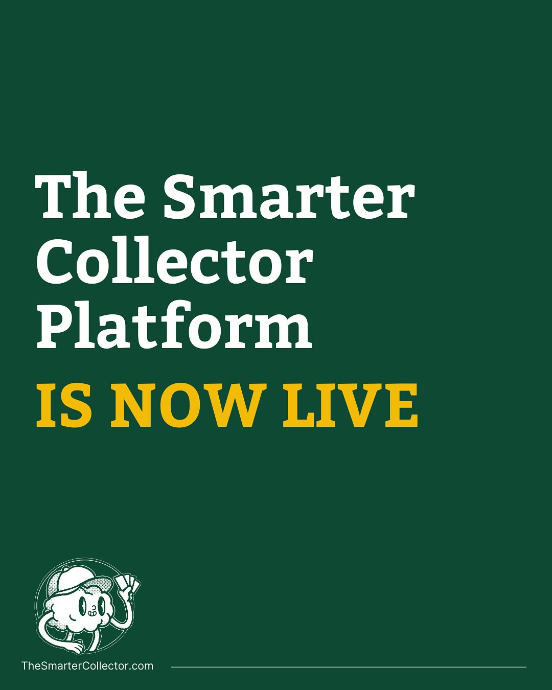 Collectors spend too much time buried in spreadsheets.
Now there’s a better way.
The Smarter Collector Platform is live and it’s the hobby’s first true spreadsheet killer.
Track your collection, build projects, see live listings, rank your cards, and monitor your financials, all in one free platform.
Start today at App.TheSmarterCollector.com.
#thesmartercollector #sportscards #thehobby #collecting #whodoyoucollect #baseballcards #basketballcards #hockeycards #footballcards #topps #paniniamerica #rc #rookiecard #collectwithintention