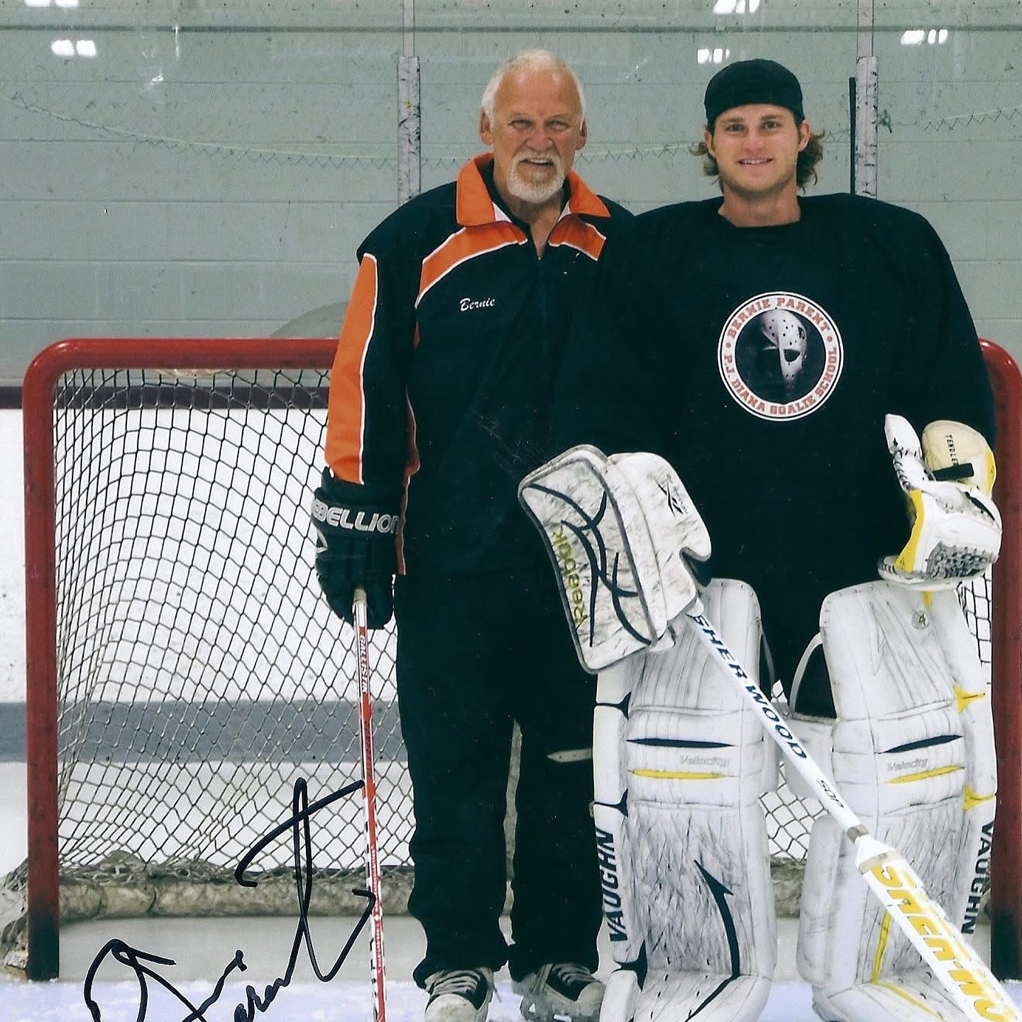 A legend to a city, a team, and just about anyone he came in contact with. The stories and memories shared between my father and Bernie was one of the coolest things growing up. I had the pleasure of getting to know Bernie and also coach with him. He was always so positive and joyful to be around. The hockey world has lost one it cannot replace. “Only the lord saves more than Bernie Parent.”