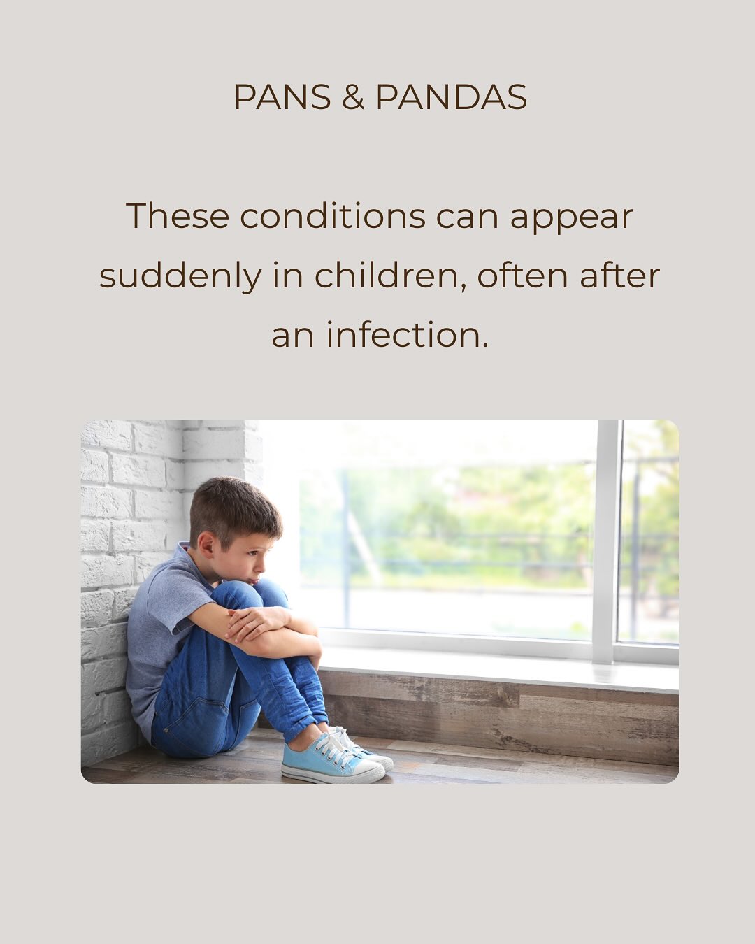 A PANS or PANDAS diagnosis can feel overwhelming for the whole family. Alongside the brilliant support from @pans_pandas_uk, nutrition can make a real difference.
At @pebblenutrition we offer non-invasive testing to get to the root of what’s going on, and create tailored nutrition plans to support your child’s health and your family’s wellbeing.
#PANS #PANDAS #ChildHealth #FamilySupport #PebbleNutrition
#pansandpandasawareness