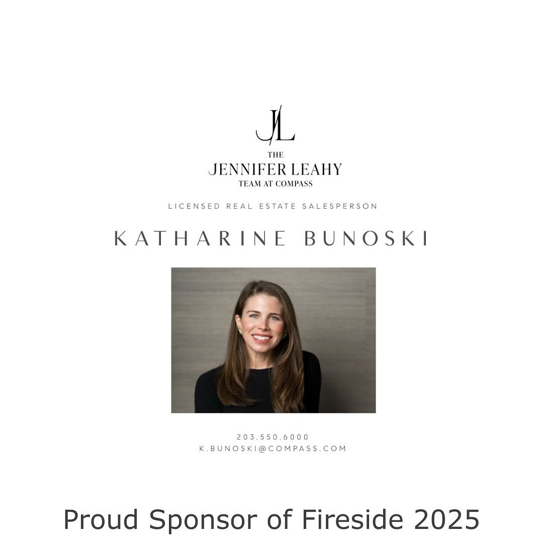 @katharinegraybunoski is a proud sponsor of Fireside 2025 #darienct #dariennaturecenter #darienevents