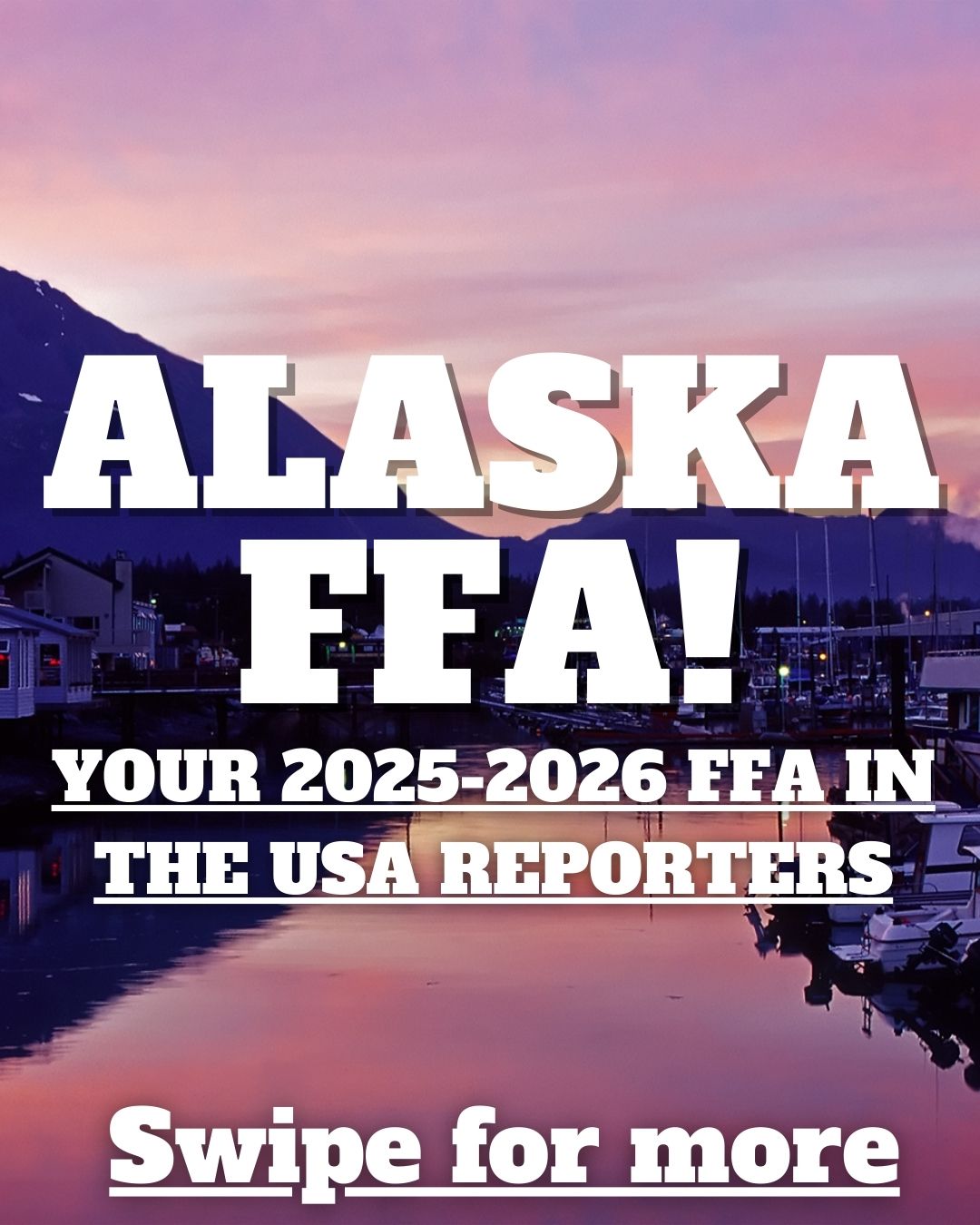 FFA in the USA features stories from almost 250 members representing the country! Watch for features from Alaska FFA's very own Emily Faulkner and Liam Wade, serving as FFA in the USA Reporters!