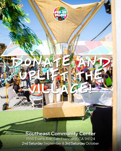 🎉 Welcome to Pop-Up Village by Compass & Keys! 🌟
Join us for an exciting community event where connection meets creativity! We invite you to experience all that Pop-Up Village has to offer:
🍓 Delicious local food
🎨 Engaging arts and culture activities
🧘🏽♀️ Wellness workshops
♻️ Sustainable shopping experiences
🚀 Opportunities for youth empowerment
📍 Location: Southeast Community Center, 1550 Evans Ave, San Francisco, CA 94124
🗓️ Dates: Join us on the 2nd Saturday of June, July, and September, and mark your calendars for the 3rd Saturday in October!
Let’s uplift our community together! Be sure to dress comfortably, and prepare for a day full of inspiration and joy! We look forward to seeing you there! 🌱✨
www.popupvillage.org
Join us and experience the joy of community at Pop-Up Village!
Compass & Keys - www.compassandkeys.org
Pop-Up Village - www.popupvillage.org