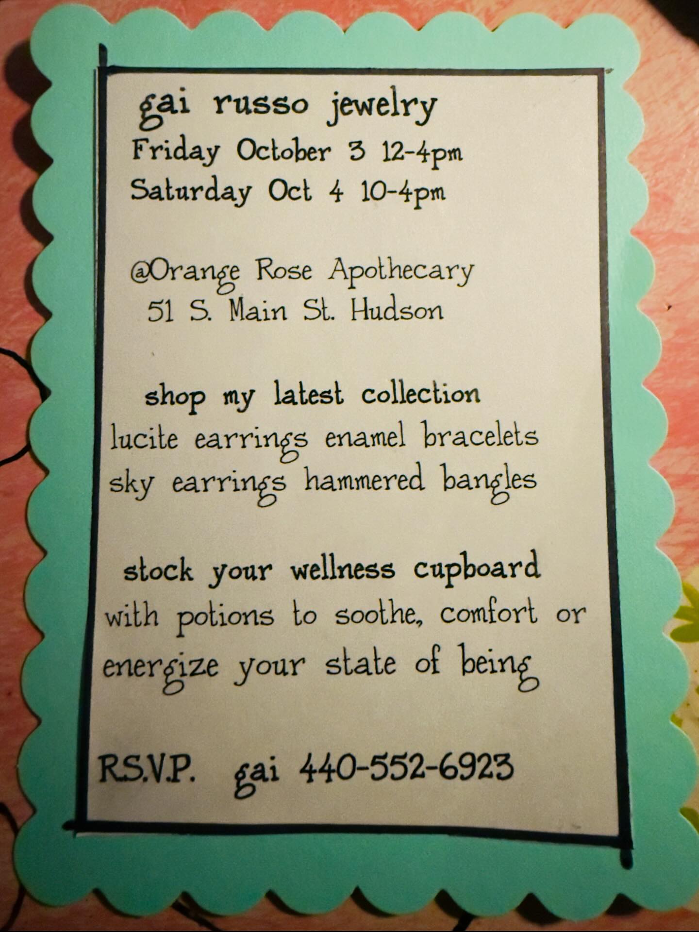 We are so happy to have Gai back with her jewelry! She’ll be here Friday and Saturday.
So much to see here! 🍊🌹
#handmade #jewelry #shoplocal #fall #gifts