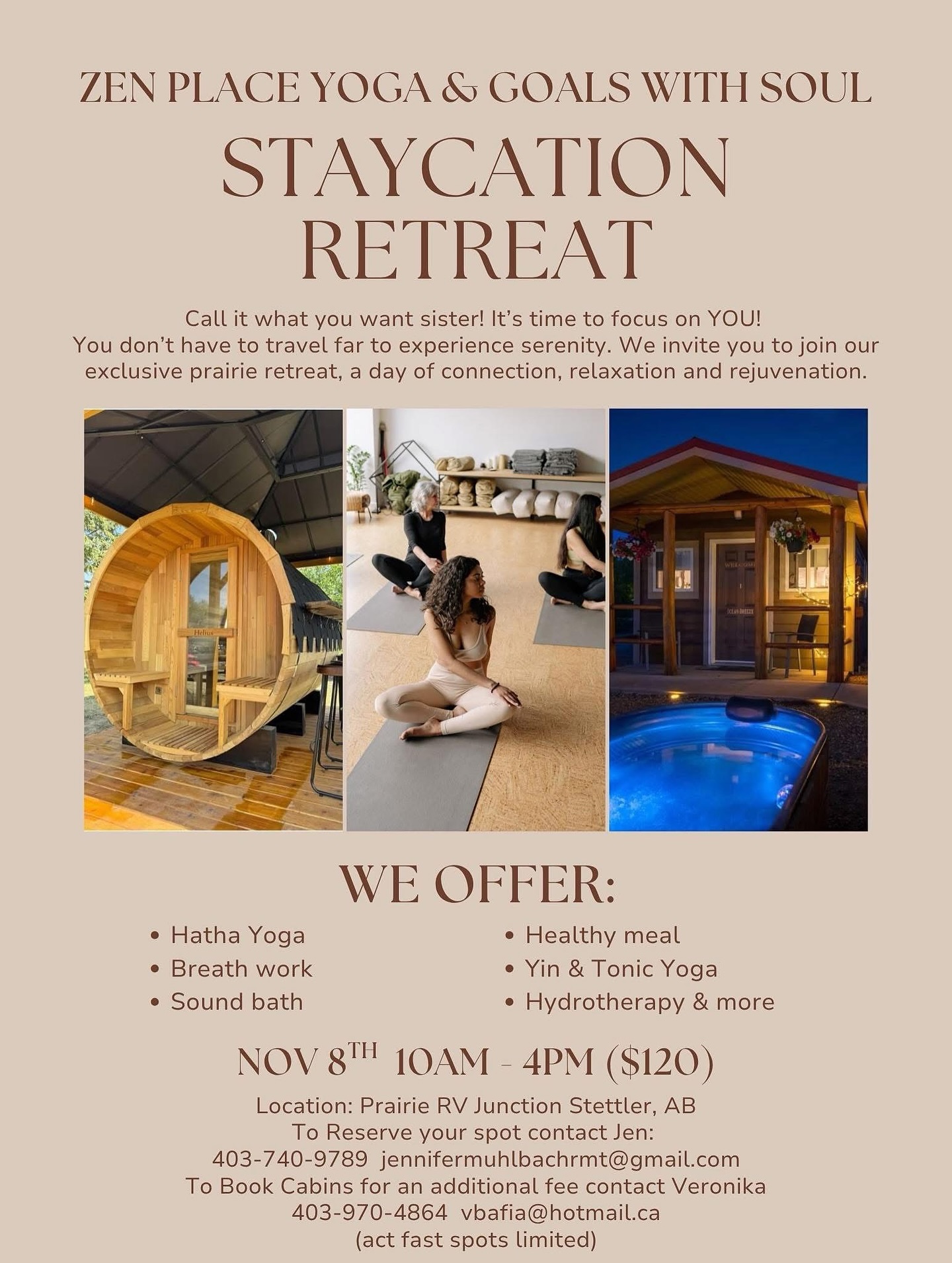 You donât want to miss this epic wellness event by @zenplaceyoga on November 8th right here at Prairie Junction! đ
.
.
.
#stettlerevents #yycevents #reddeer #edmonton
