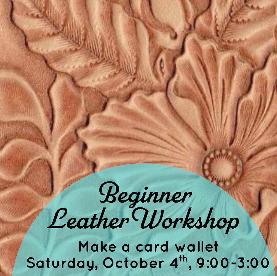 Learn something new before you head out to Oktoberfest! This is a new class and we are so excited to welcome Stacy Sander to our creative team! Come join us for a fun and hands-on beginner-friendly leather workshop—no experience needed!
In this in-person class, you’ll make your own simple business card-style wallet, perfect for holding cards or modifying into a keychain card holder. You’ll leave with a finished piece, printed instructions, and the confidence to make more on your own! Ages 13 and up. Sign up in the link in our bio or here: https://app.getoccasion.com/p/n/zgzxsVq9?utm_medium=social&utm_campaign=in_app_share