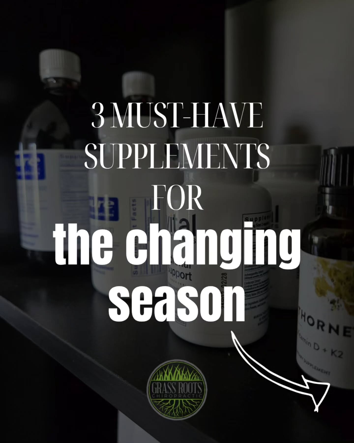 Seasonal Shift? 🍂 Support your system!
As the weather cools and the days shorten, your body needs extra help.
- Magnesium Glycinate (capsule or liquid!) for calm nerves and better sleeps. 😴
- Adrenal Support to manage seasonal stress and maintain energy levels. 💪
- Vitamin D3+K2 for immune strength and mood support as you see less sun. ☀️
Ready to feel great this season? COMMENT the word "FALL" below and we'll immediately send you the link to shop this essential line-up, or stop by the office and pickup yours today!
🌱