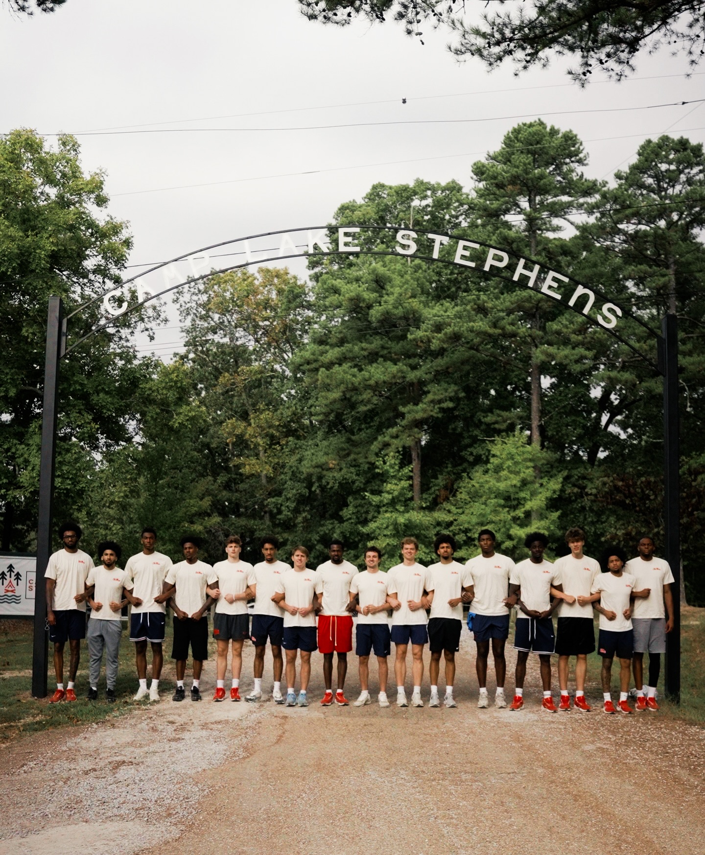 Busy weekend at camp! We loved having the @olemissmbb team here for their retreat, always fun getting to host such an awesome group!