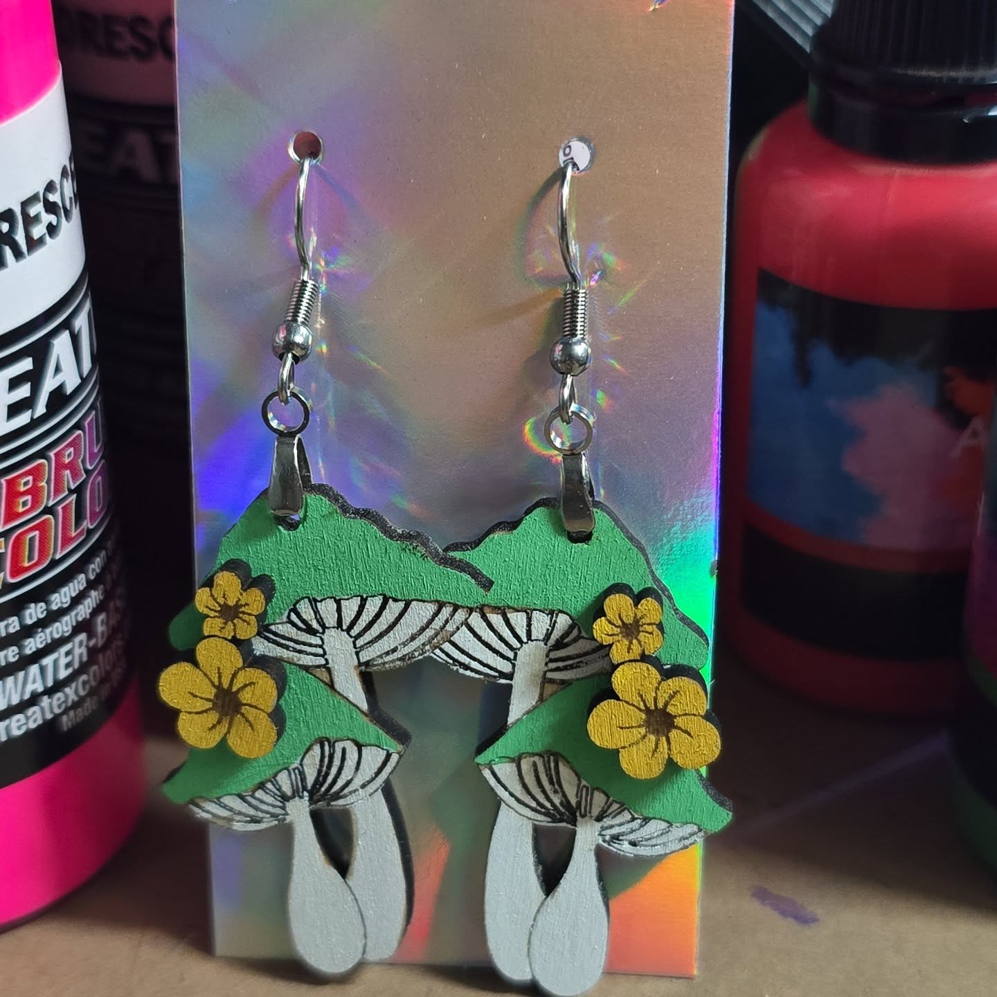 Of all the earrings I made today, these little guys are my favorite ♡