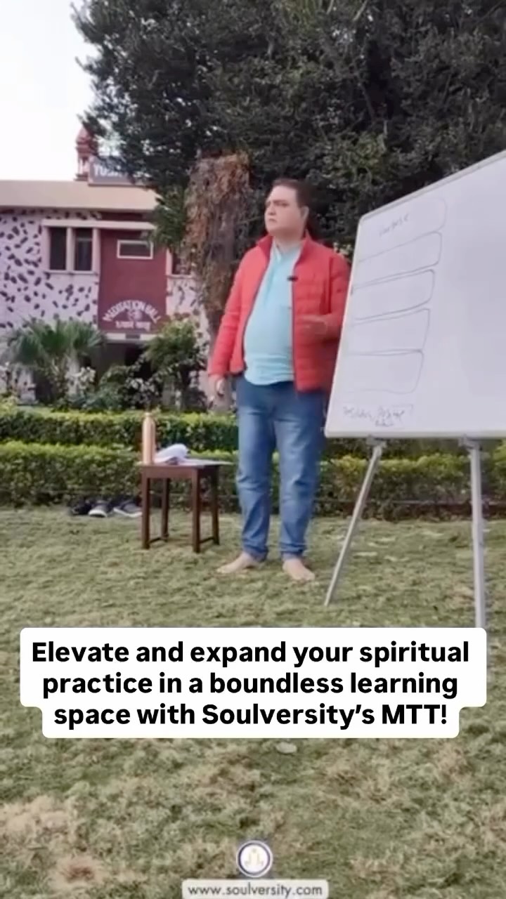 At Soulversity, learning is more than just theory — it’s living wisdom. Our students experience powerful teachings directly from Master Dev OM, guiding them toward balance, clarity, and inner peace ☮️
meditation, mindfulness, spiritual awakening, energy healing, soul growth, inner peace, conscious living, self awareness, meditation teacher training, mental wellness, holistic healing, higher consciousness, self transformation, emotional healing, positive energy, personal growth, divine guidance, soul journey
#Soulversity #MasterDevOM #MindfulnessJourney #SpiritualAwakening #EnergyHealing #ConsciousLiving #SoulGrowth #InnerPeace #HealingVibes #MeditationCommunity #SelfAwareness #HolisticWellness #MentalHealthMatters #HigherConsciousness #AwakenYourSoul #MindBodySoul #SpiritualWisdom #PeacefulMind #LifeTransformation #MeditationTeacherTraining