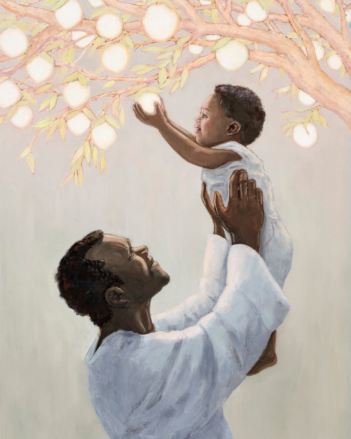 "The Church of Jesus Christ of Latter-day Saints is sometimes known as a family-centered church.
It is!
Our relationship to God and the purpose of our mortal life are explained in terms of the family. The gospel of Jesus Christ is the plan of our Heavenly Father for the benefit of His spirit children.
We can truly say that the gospel plan was first taught to us in the council of an eternal family, it is implemented through our mortal families, and its intended destiny is to exalt the children of God in eternal families."
— President Dallin H. Oaks
Artwork: "Lift Me, Father" by Brian Cragun
#GeneralConference