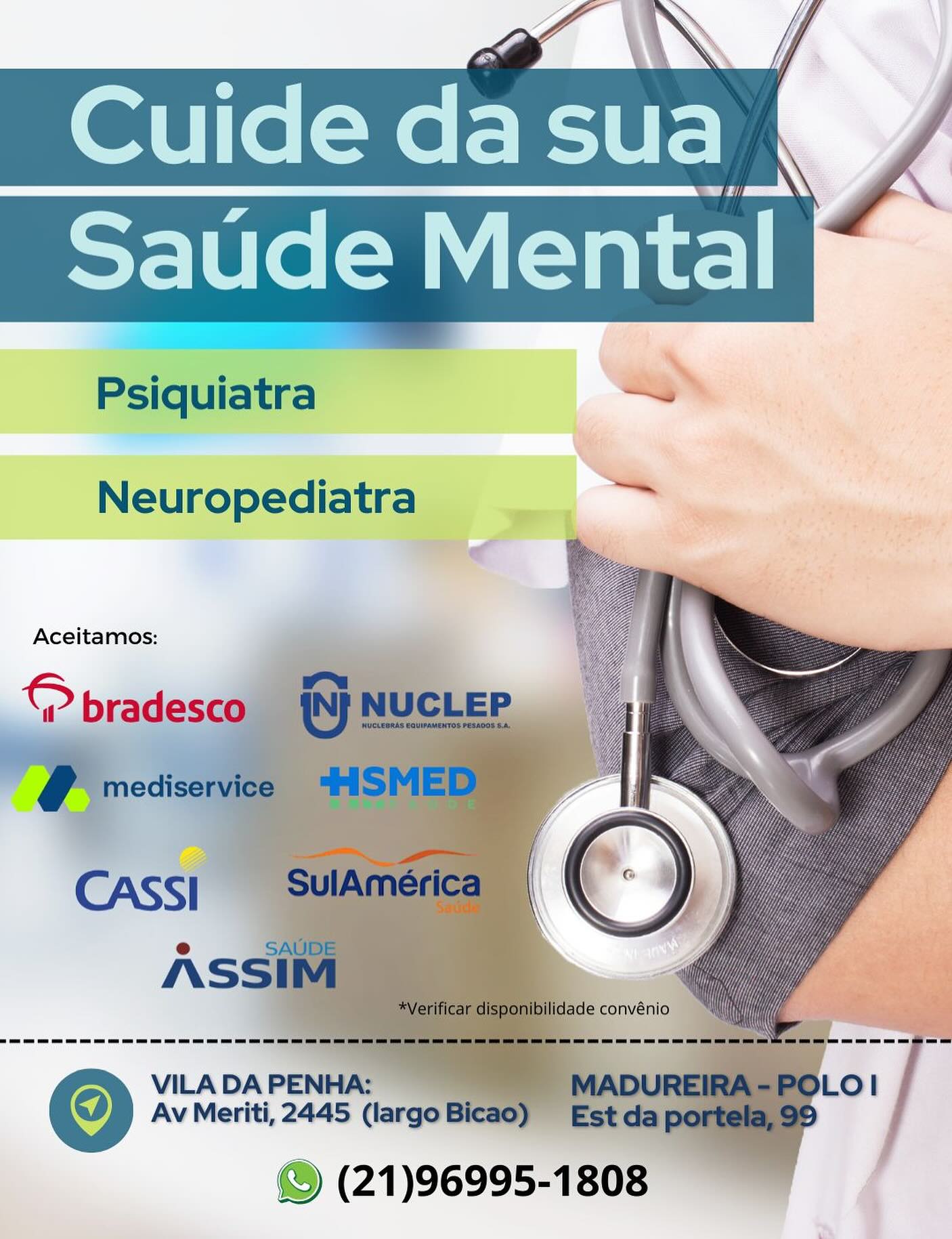 ?✨ Cuide da mente, ela é o ponto de partida para tudo.
Se você anda cansado, ansioso ou sobrecarregado, saiba: não precisa enfrentar isso sozinho.
Na Alpi & Marques – Clínica Médica e Multidisciplinar, o cuidado com sua saúde mental acontece de forma acolhedora, humanizada e sem julgamentos. ?
? Dê o primeiro passo para uma nova fase da sua vida.
? Agende sua consulta agora mesmo!
? contato@alpimarquesclinicamedica.com
? www.alpimarquesclinicamedica.com.br
#SaúdeMental #PsiquiatriaHumanizada #Psicologia #AlpiEMarques #CuidarÉAmor #BemEstar #Autocuidado #AgendeSuaConsulta