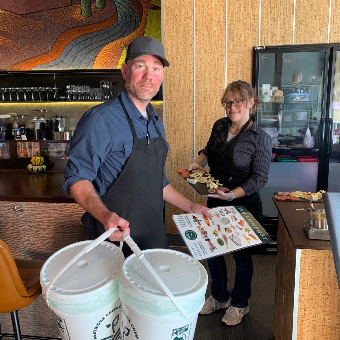 A special shoutout to our newest curbside customer, @zephyrbarmqt! Next time you stop in for a cocktail or glass of wine, you can also enjoy the peace of mind knowing your favorite spot is composting with us and keeping food waste out of the landfill.  Stop by Zephyr Bar on S Front St in Marquette to enjoy some of their delicious treats and celebrate their efforts to bolster our local food system! #compost #composting #walkthewalk #zerowaste #sustainability