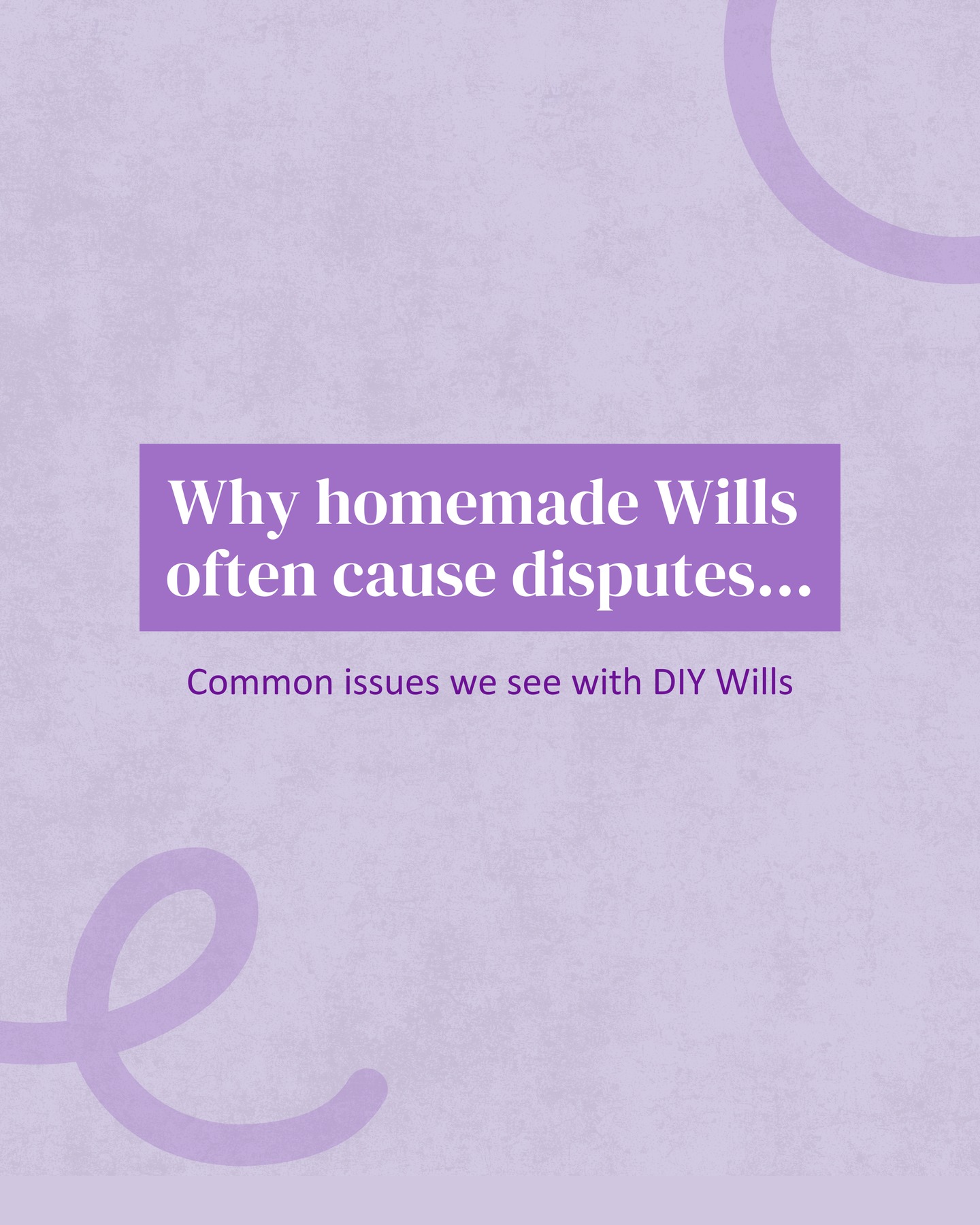 A Will is one of the most important documents you will ever sign. Its purpose is to protect your family, ensure your assets are distributed to the right people, and ease the burden on your loved ones when the time comes.
We’ve seen many DIY Wills go horribly wrong, which has lead to expensive, complex and highly emotional legal disputes for our clients.
Common issues we see with homemade Wills include:
❌ Not meeting the strict signing and witnessing rules
❌ Outdated instructions that don’t reflect changes in relationships, property or family circumstances
❌ Trying to leave assets that don’t legally form part of the estate (such as superannuation or jointly owned property)
❌ No executor appointed, or the wrong executor chosen
The benefit of having your Will prepared by a lawyer is the certainty that it will be valid and enforceable. Our fees for standard documents are:
▪️ $770 - Single Will
▪️ $1320 - Couple Wills
▪️ $990 - Will + Enduring Power of Attorney (one person)
▪️ $1650 - Will + Enduring Power of Attorney (couple)
▪️ $330 - general appointment to discuss affairs only (no documents prepared)
#MacDonaldLaw