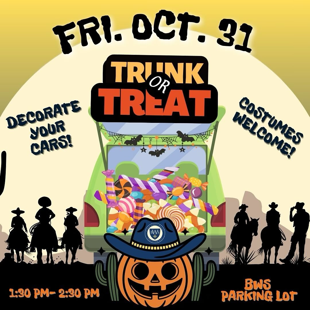 It’s that time again! The Bishop Walker School invites our village to join us for our annual Trunk or Treat celebration on Thursday, October 31, from 1:30–2:30 PM. 🚗🍬
Bring your creativity—decorate your trunks, dress up in your favorite (friendly!) costumes, and get ready for an afternoon full of fun, laughter, and treats! 💙
