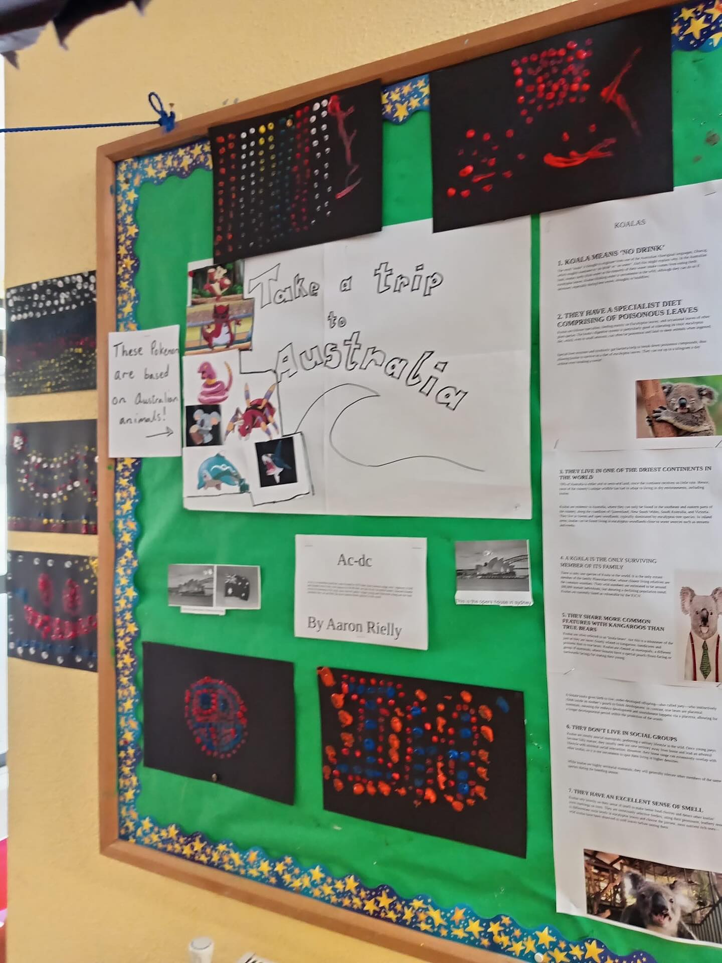 Múinteoir Seán’s Class have been busy with their artwork! 🧙🧹