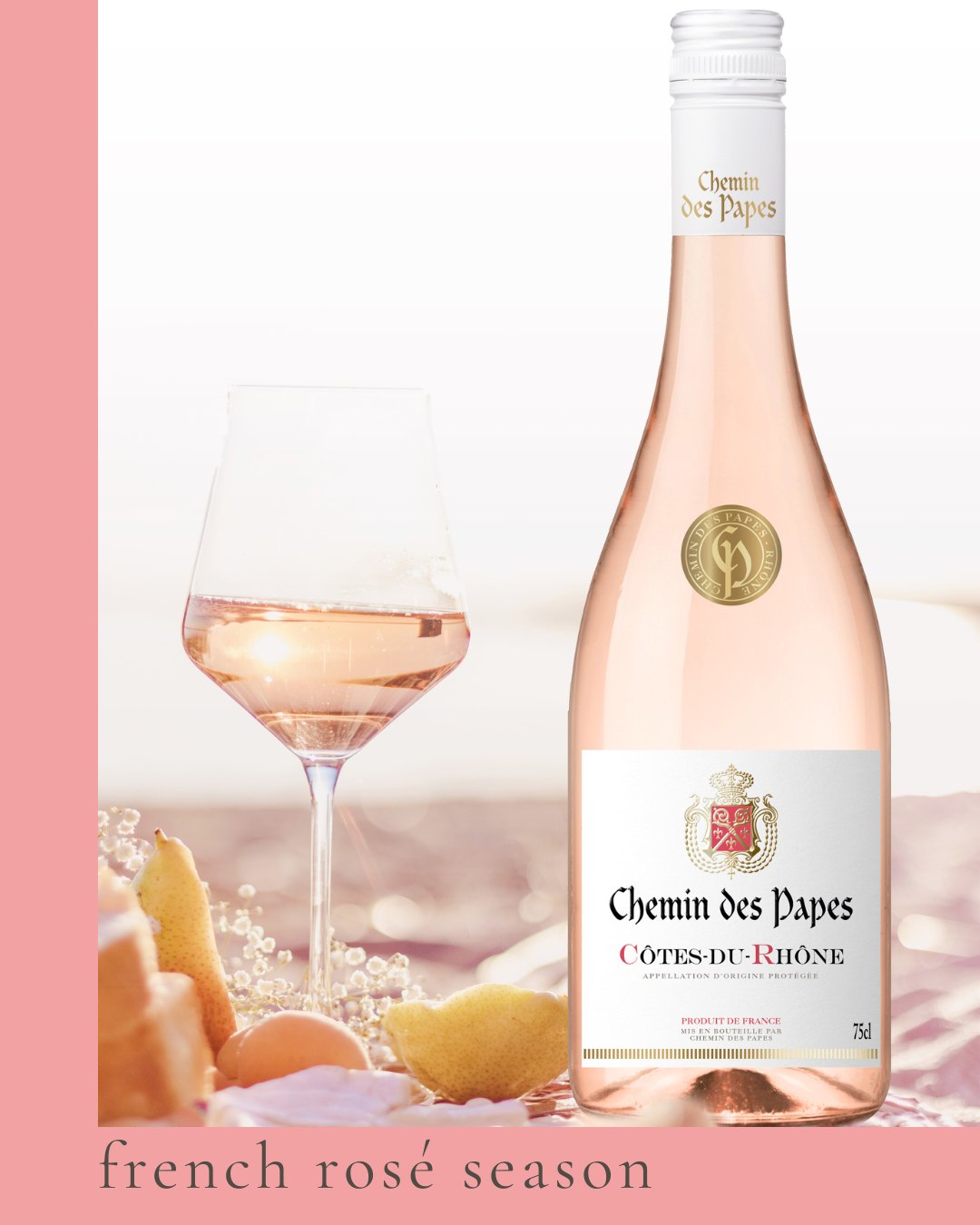 It's that delightful time of year again, French rosé season is here!
What is your favourite Rosé (french or not!)?
Share your faves in the comments below!
#ChemindespapesRosé #RoséAllDay #SummerSips #WineLovers #WineWednesday #WineOclock #Summerwine