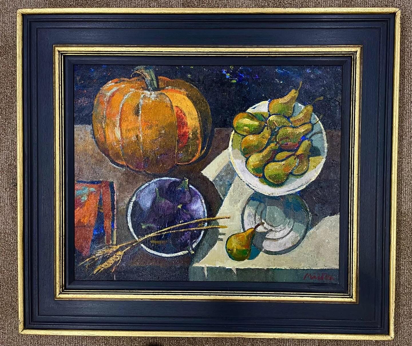 ? HAPPY HALLOWEEN WEEK ? a very cool HOWARD MILTON we have currently for sale ?I love the colourist nature of this piece - the tilted perspective and deep vibrant colours - a truly