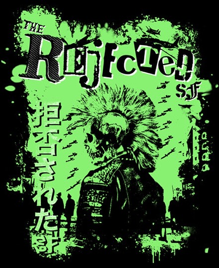 Rejected SF - shirt and album insert design