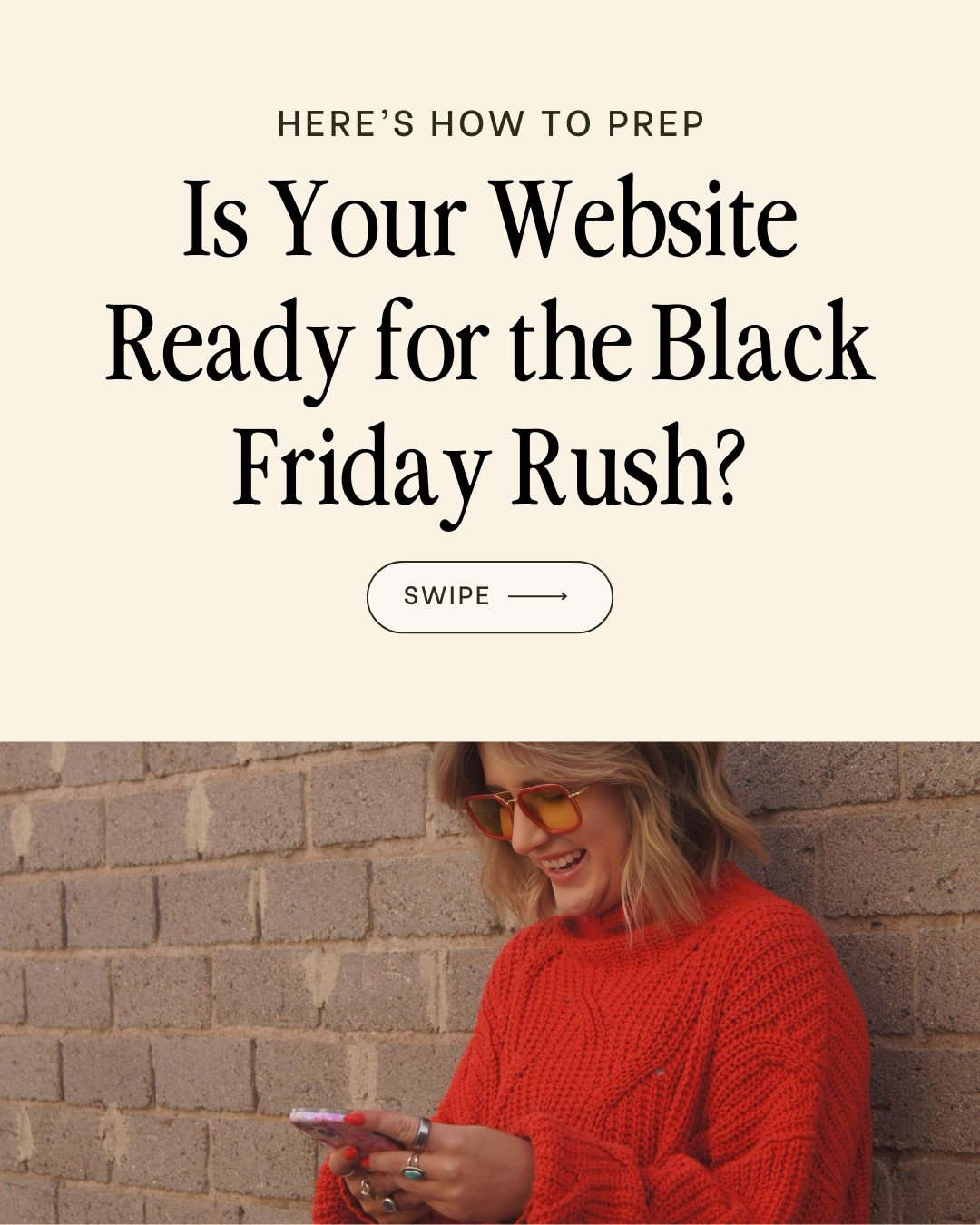 It's almost that time of year chickens, Black Friday & Cyber Monday are just around the corner!! We've been working with our clients to strategize on what discounts to offer and helping them prep their site for the biggest shopping weekend of the year. Here are some of our quick tips for making the most of it!
Save this post to prep your website before the holiday chaos hits ?
Want help making your site Black Friday ready? Shoot us a DM, we're here to help!
#founder #tutorials #websitedesign #customization #webdeveloper #webdevelopment
