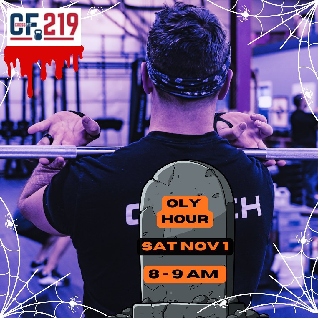 Learn how to raise the dead….OH AHEM. BARBELL. We mean learn how to raise a barbell this Saturday. Eternal PRs ?♂️