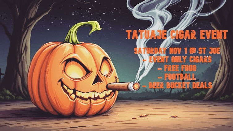 THIS SATURDAY. #tatuajecigar event at our St. Joe location!! In store and online, you can grab boxes to get event only cigars in your hand or shipped to you door. Don't miss this great cigar event. #cigar #cigars #tatuajecigars #cigarevent #thesnsclub
https://shop.coppercanyontobacconist.com/