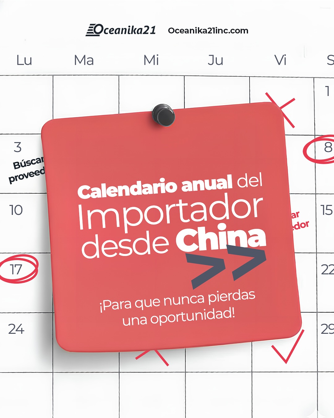 ¿Cansado de perder ventas por no anticiparte? 🤯 ¡Es hora de tomar el control de tu negocio! Desliza y conoce el Calendario Anual del Importador desde China.
Con Oceanika21, no solo importas; importas con inteligencia. Tu mercancía china llega a más de 100 destinos en Venezuela, aprovechando las mejores épocas para comprar y vender.
Comenta “CHINA” y recibe la información para que tus importaciones estén en el timing correcto.
#DeChinaAVenezuela #ImportacionesChina #Venezuela #EnviosdesdeChina