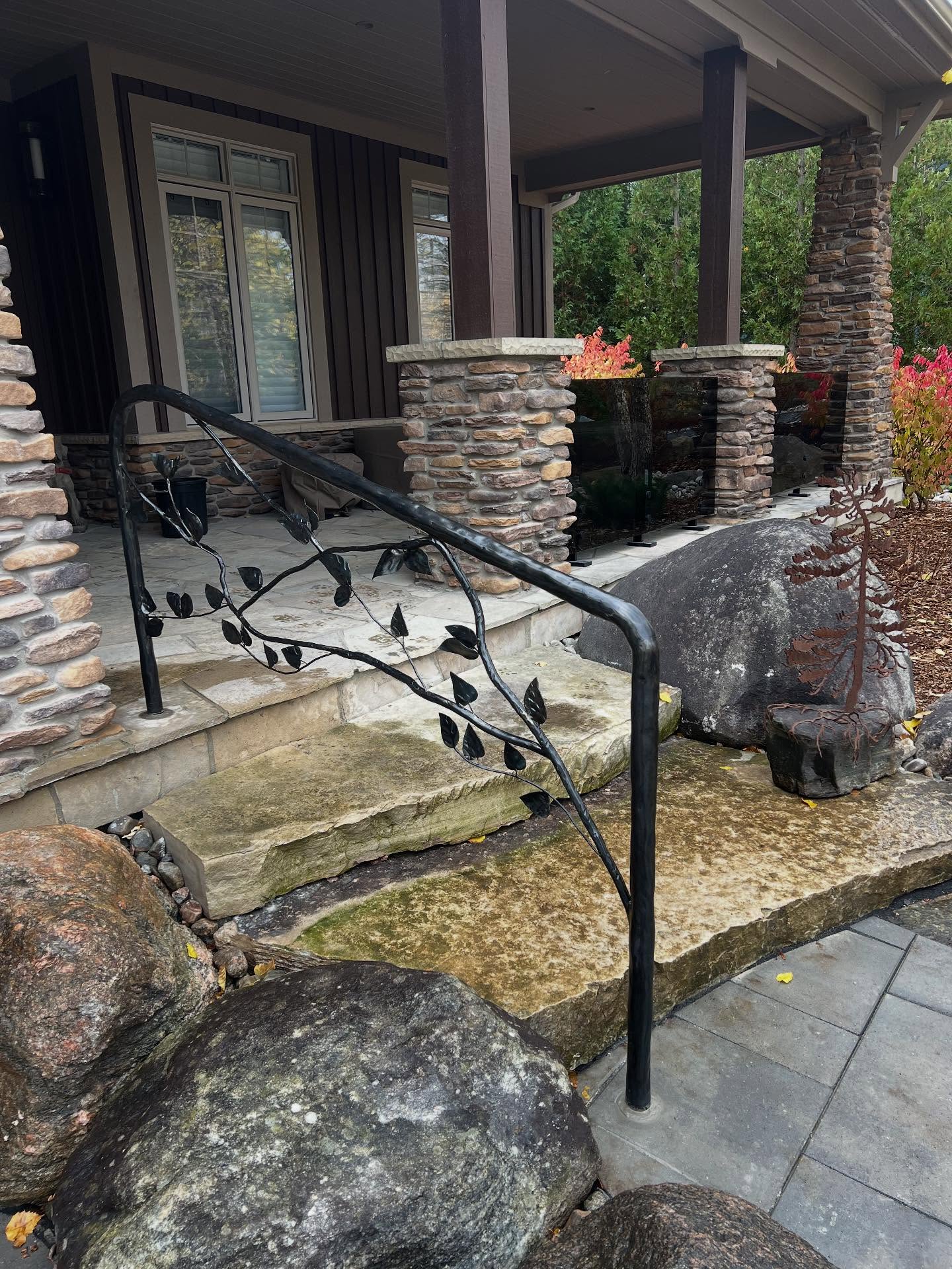 Beautiful railing we designed and built for an amazing customer of ours.