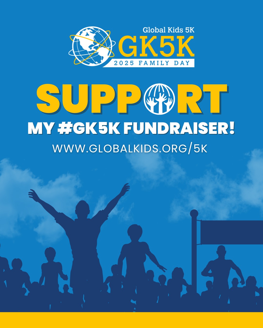 Run. Give. Inspire.
Join the GK5K Family Day! Where every mile moves us closer to a world powered by youth leadership and global learning.
Every step counts! Register and make an impact through the link in our bio!
#GKAllDay #YouthVoices #Celebrate #empowerment #GK5K