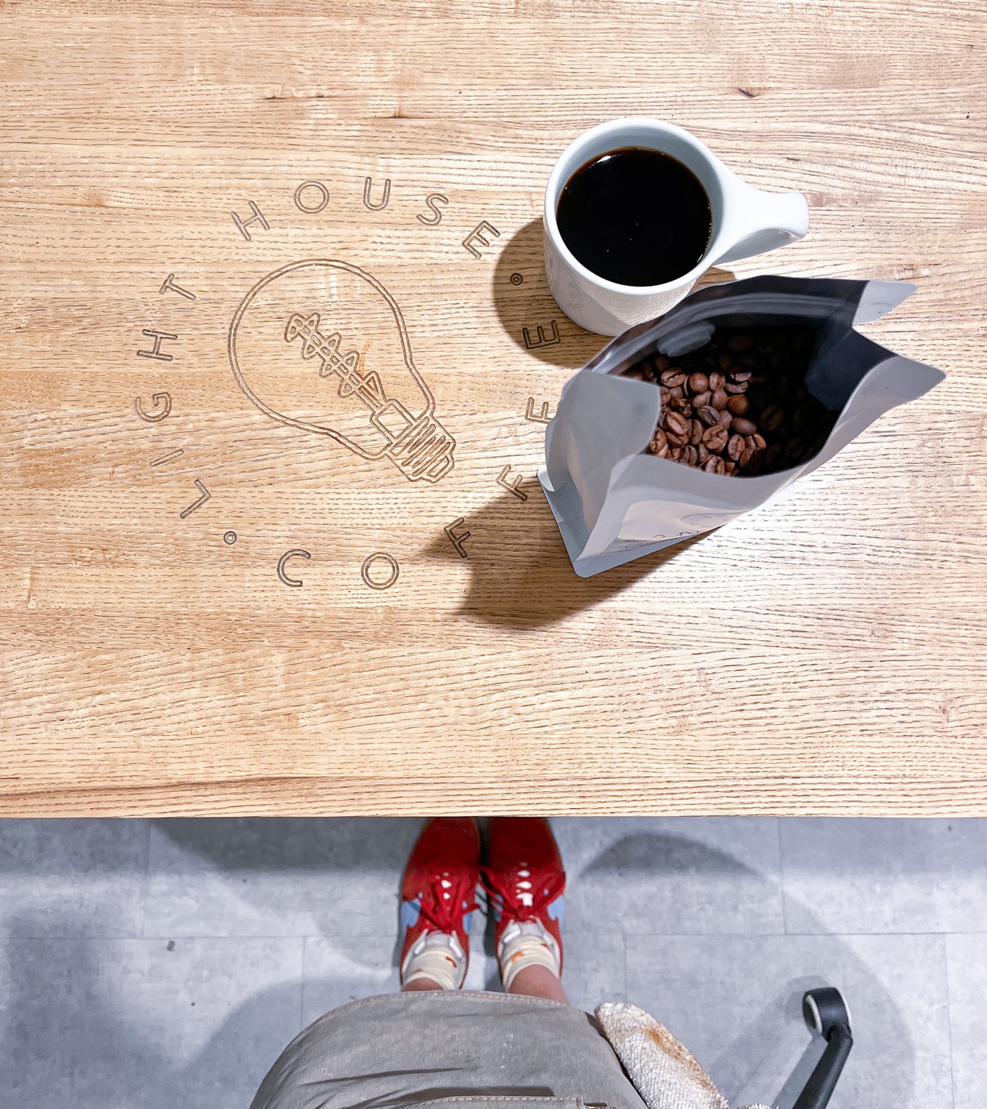 Did you know that if you buy a bag of our house roasted beans, you get a free cup of drip coffee? If you haven’t tried our beans at home, we highly recommend 😉