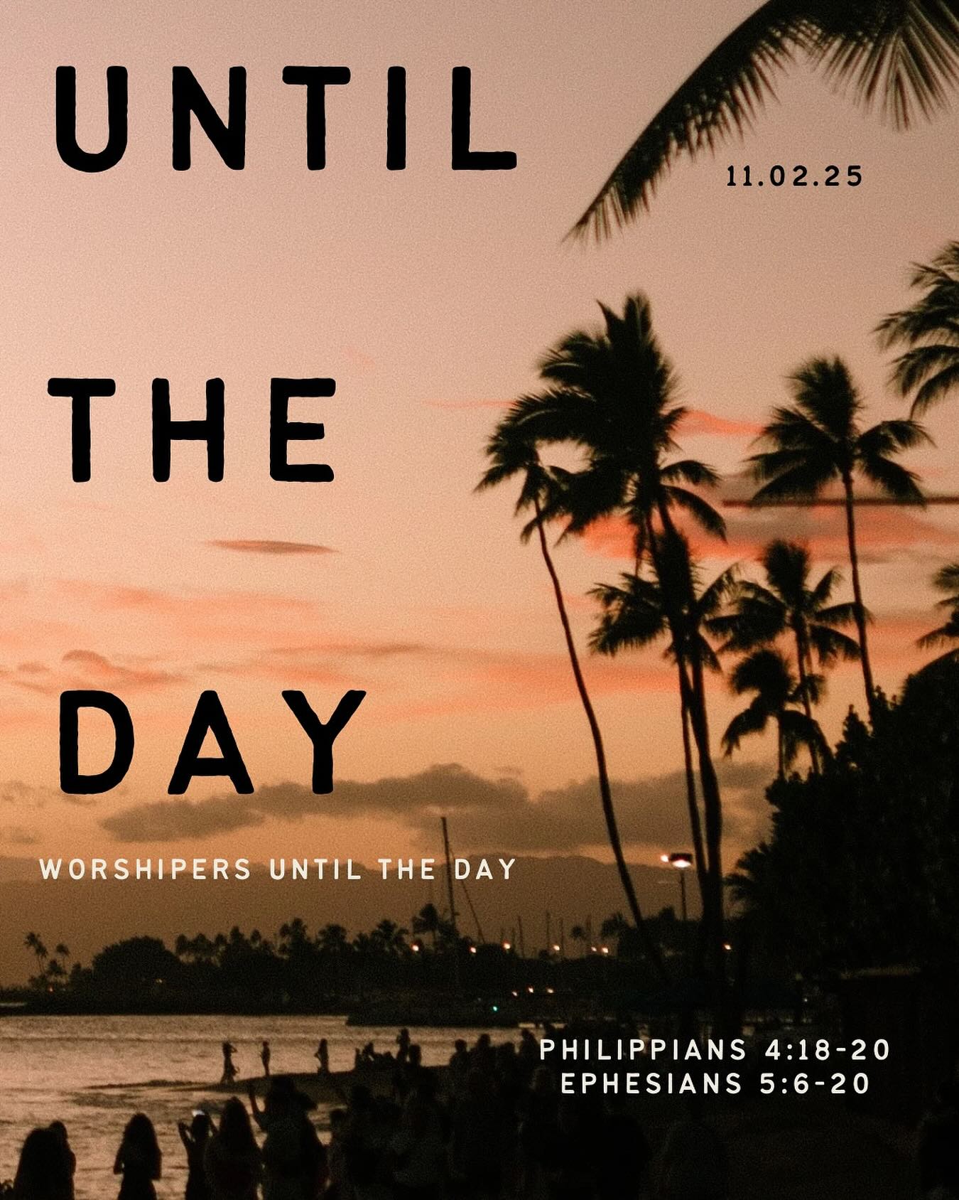 SUNDAY SERMON RECAP:
Worship is redemptive
- The cross is essential in our walks: Gods wrath poured out upon Jesus for our sins resulted in the world being redeemed into a relationship with Him.
- Hebrews 10:14
Worship is a lifestyle
- Christian lives should look different than the world.
- Eph 5:5-7
- God is honored when we deny our sinful desires and pursue His plan for us.
- Eph 5:3-4
- Using addictive things and substances cause us to suppress the things in our soul that need to come up and be brought to the Lord.
Worship is evangelistic
- Light is meant to shine, not to be hidden.
- Eph 5:13-14
Worship is corporate
- There are about 58 ‘being together’ passages in the Bible.
- Being together is a part of our worship
- Eph 5:18-20