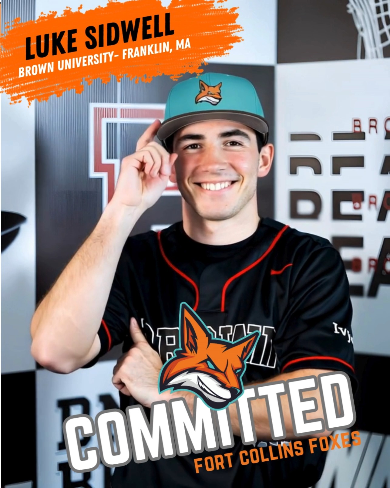 Welcome to the Foxes, Luke Sidwell! Weโre excited to have Luke join the Fort Collins Foxes for the 2026 summer season.
Luke comes to us from Brown University, where heโs made contributions on the diamond and even spent time with the football team as a long snapper. Before Brown, he was a standout at Franklin High School, hitting .390 as a senior and helping lead his team to the MIAA Division I state finals.
A Hockomock League Scholar-Athlete and recipient of the Boston Globe Foundation Richard J. Phelps Scholar-Athlete Award, Luke brings focus, grit, and leadership to the Foxes roster.
Welcome to Fort Collins, Luke - we canโt wait to see you in action this summer!