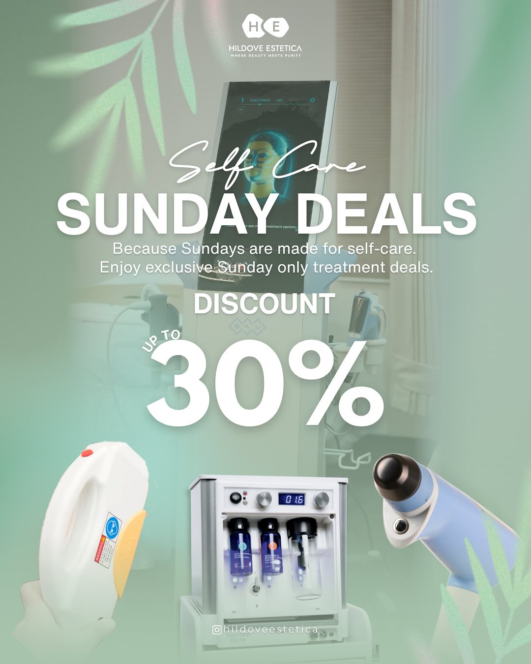 ๐ธ ๐๐๐ฅ๐-๐๐๐ซ๐ ๐๐ฎ๐ง๐๐๐ฒ ๐๐๐๐ฅ๐ฌ ๐ข๐ฌ ๐ก๐๐ซ๐! ๐ธ
Nikmati Self-Care Sunday Deals di Hildove Estetica dengan potongan harga hingga ๐๐%โจ
Karena merawat diri adalah cara terbaik untuk memulai minggu dengan percaya diri.
โ
๐๐๐๐๐ข๐ฉ๐ ๐๐ฆ๐ง๐๐ง๐๐๐
Ruko Mahkota Raya Blok E No. 10, Kota Batam
WA: +62 811 776 889
Operational hours:
Monday - Sunday: 10.00 AM - 08.00 PM
Sunday: 10.00 AM - 05.00 PM