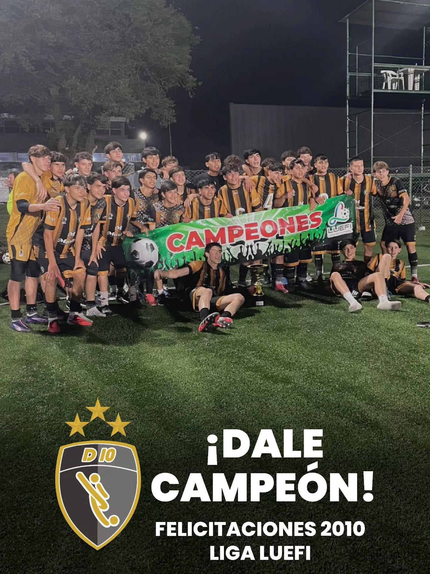 ?5ta CAMPEONA Clausura @ligaluefi ?
La 2010 la rompió en una final épica, llena de goles, dejando en lo más alto a D10?? ¡honrando los colores y todo el esfuerzo trabajado a lo largo del año!
¡Felicitaciones al plantel, CT y #FamiliaD10 que alienta siempre!
¡DALE CAMPEÓN!?
D10 Football Club
#MásQueFútbol
#D10FC #DaleCampeón #2010campeona #LigaLUEFI #SumateAD10 #Fútbol #Soccer #AcademiaDeFútbol #SoccerAcademy #EntrenamientoProfesional #Pilar #FútbolPilar
@empanadas.morita @sportlyon_ind @lyonoficial.ok @360player @menottiescuela @paramedic.arg @coerverargentina @expimled @telviso.ar @somos.imowi @ch1_sports @elparmegiano @cacmaterialeselectricos @gaseosasecco @jcsportshouston