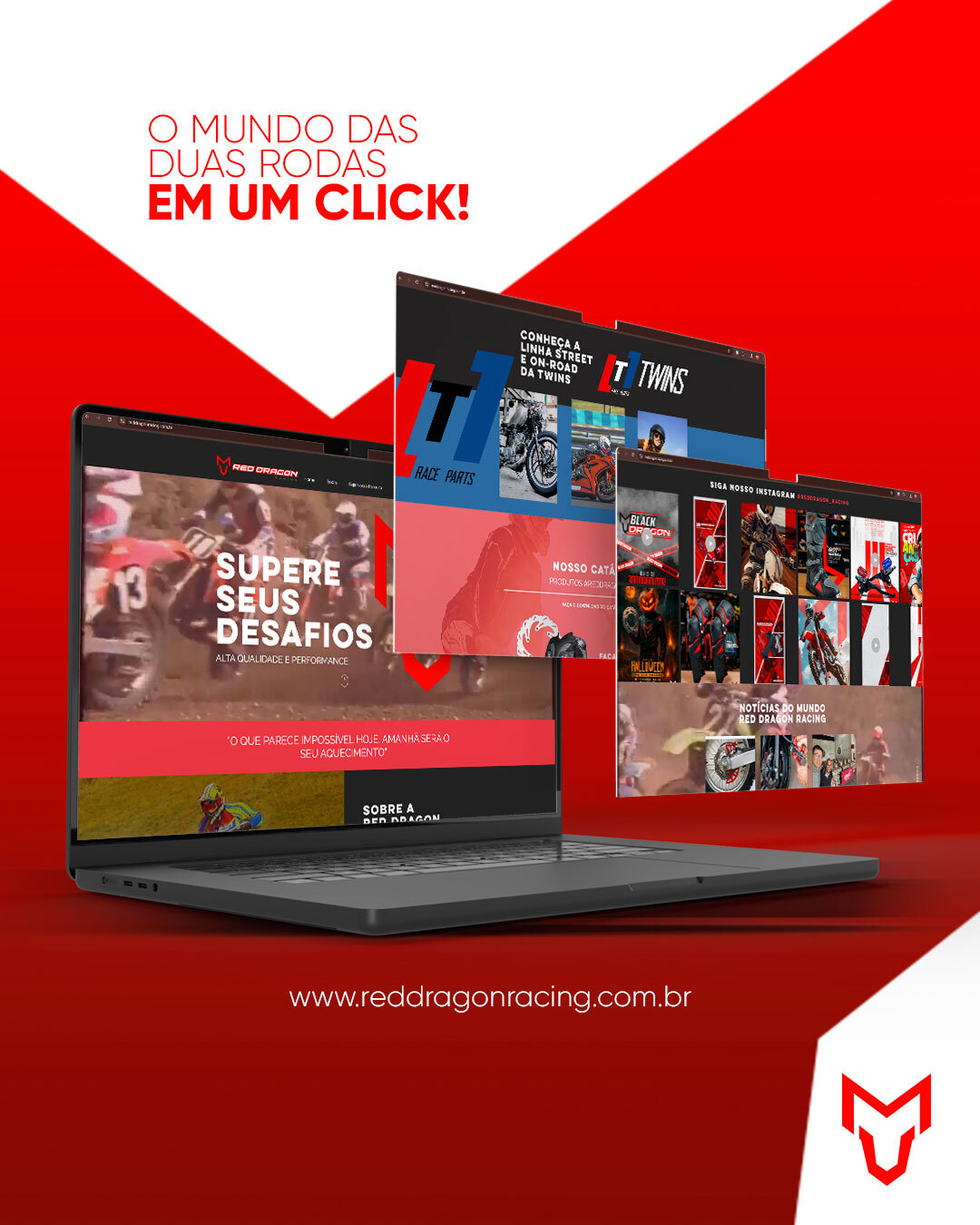 🌐 O mundo das duas rodas em um clique!
Chegou a hora de acelerar sua navegação! No novo site da RED Dragon, você encontra tudo:
🔧 peças de alta performance
📚 catálogo digital completo
🔥 lançamentos e promoções
📸 galeria de conteúdo e notícias do universo off-road e street
📲 Acesse agora: www.reddragonracing.com.br
Evolua seus desafios com quem vive o motociclismo de verdade!
#CatálogoRED #DownloadJá #RedDragonRacing #PeçasDeAltaPerformance #TudoParaSuaMoto #ProfissionaisDaOficina #RedÉTecnologia