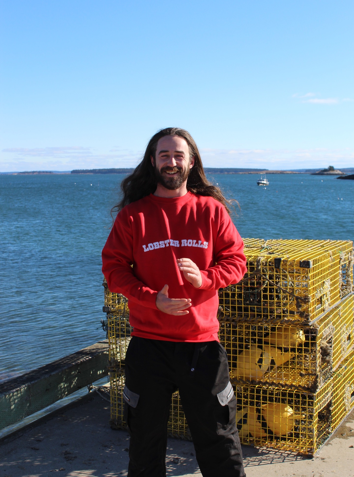 We love a little sunshine here at Hanna B. and the people that bring it! Rocking the heck out of our Rock Lobster Sweatshirt! Available in all sizes! The perfect sweatshirt -cute, cozy and oh so yum!