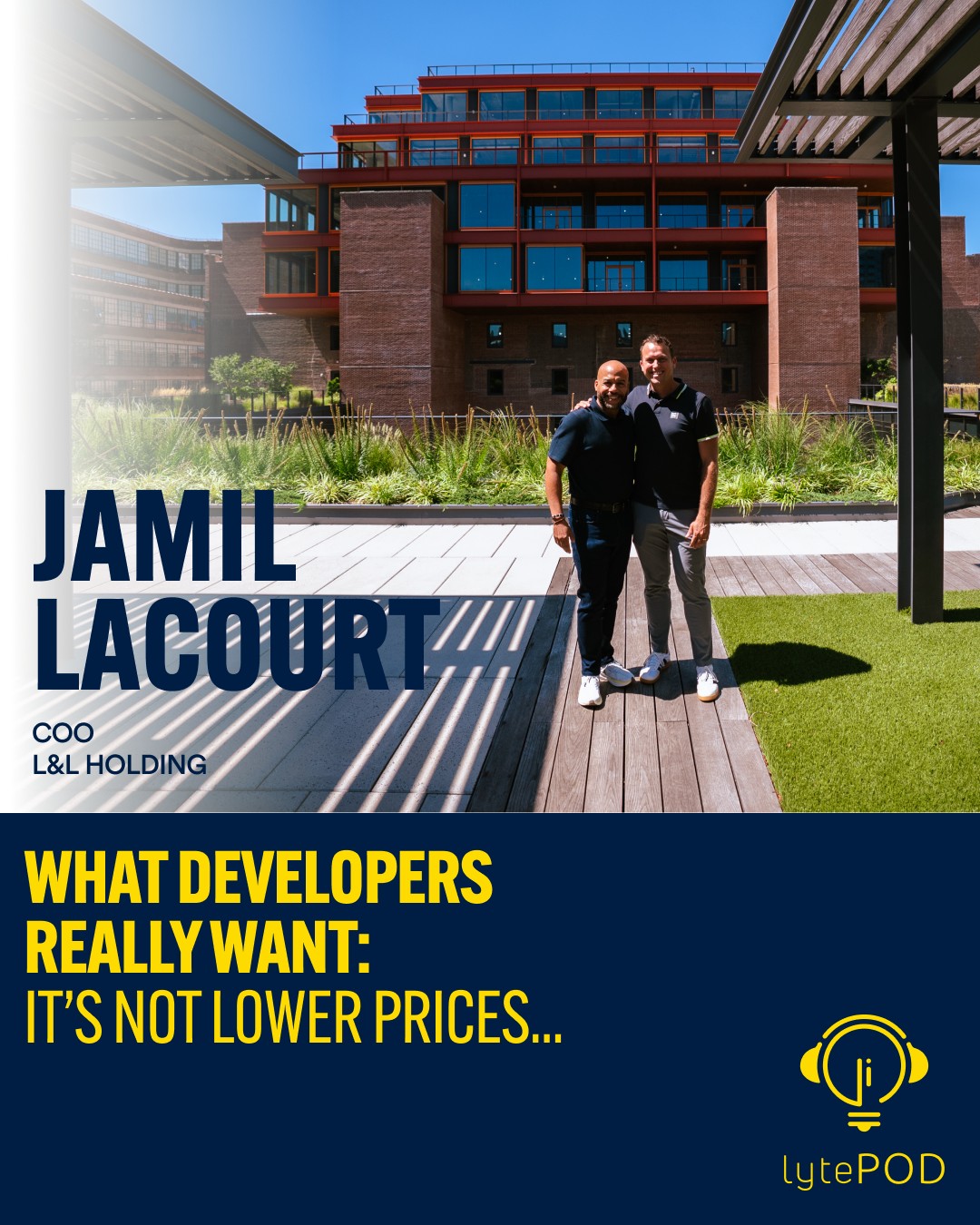 Lighting Always Gets Blamed...then VE'd - not fair.
Get inside the mind of a billion-dollar developer and decide to help what you care about make it to the finish line.
Check out the immersive podcast episode on the @lytepod - stream it on YouTube