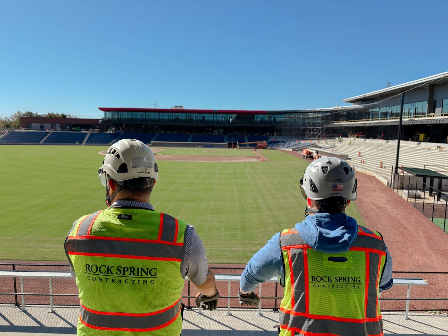 Let's take you out to the ball game ⚾
Our Richmond team has been hard at work on getting the @gosquirrels stadium wrapped up as their 2026 season quickly approaches. We partnered with our friends at @gilbanebuilding to install all of the interior and exterior framing, drywall, and specialty ceilings. Even though the work on the project is coming to an end, Rock Spring isn't leaving the stadium anytime soon. We hope you join us for some baseball games this season to celebrate our work, and more importantly, cheer on the Squirrels!