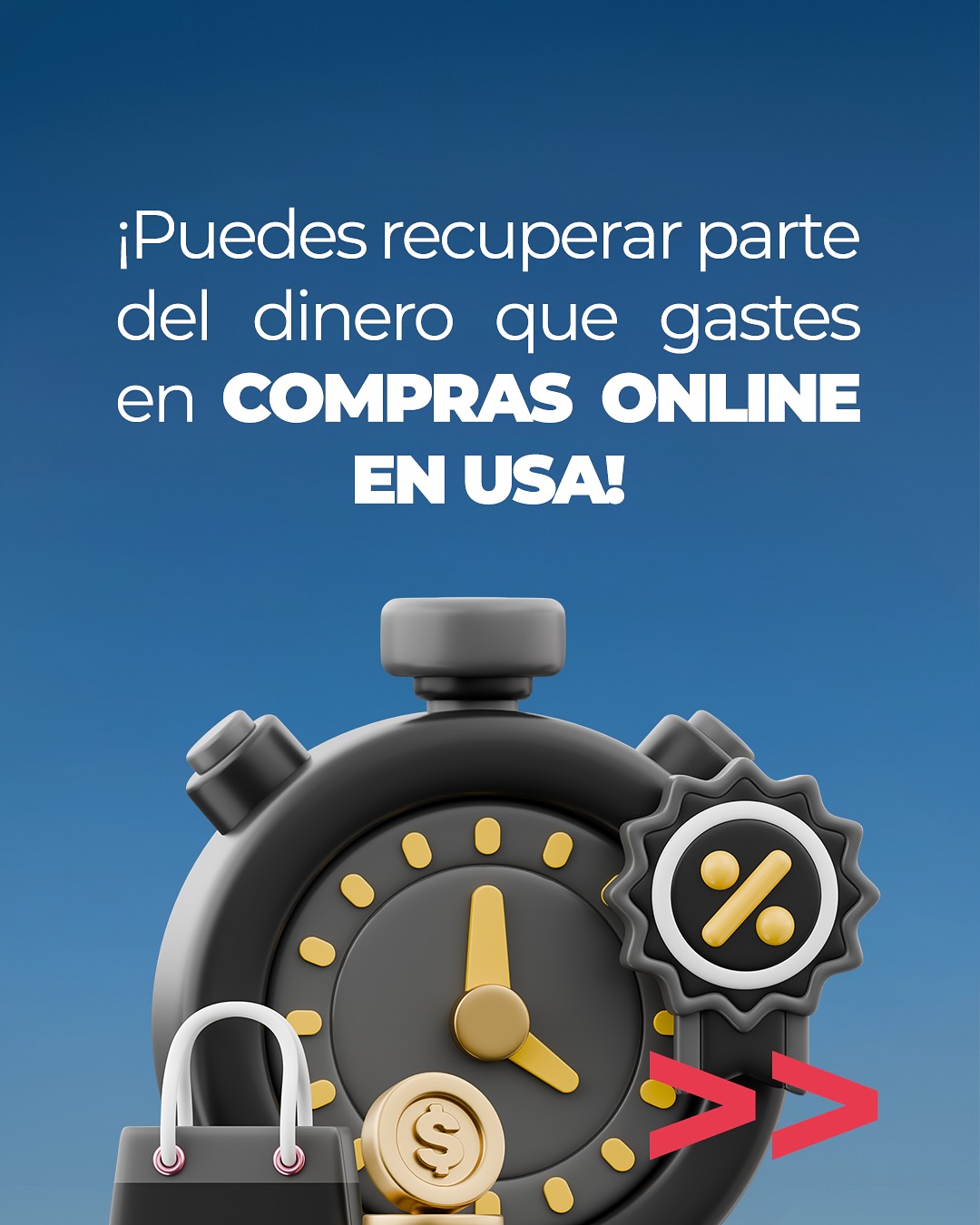 ¿Vas a comprar en Black Friday? 💸
Puedes recuperar parte del dinero que pagues en USA. Si tus compras se envían a Venezuela, califican como exportación y puedes solicitar el reembolso del Sales Tax (impuesto de venta).
Escríbenos a nuestro WhatsApp y te guiamos en el proceso.
