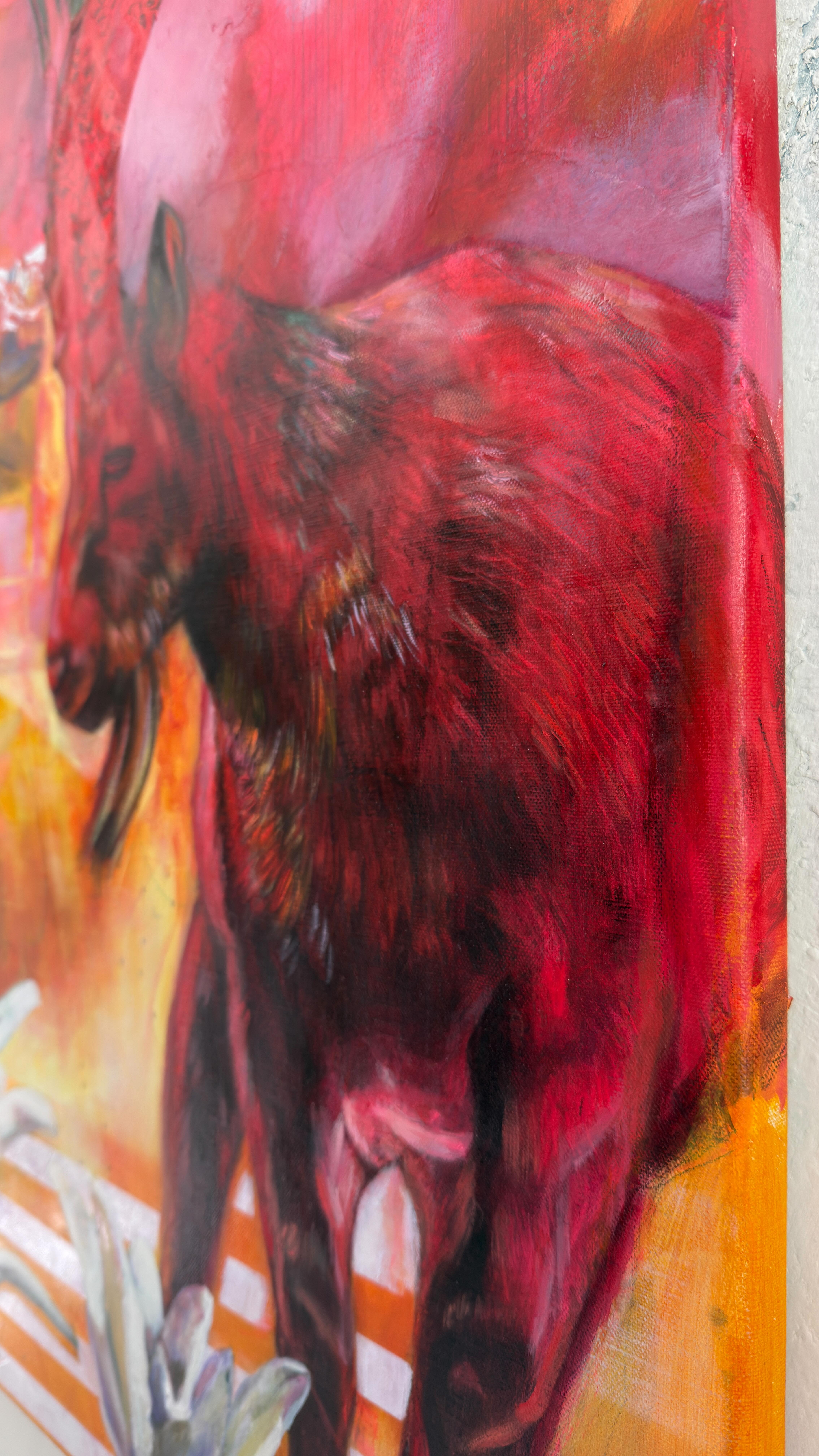 People often ask how long a painting takes. The truth is, it depends. Some days everything moves fast and the canvas shifts in big, obvious ways. Other days the changes are so subtle I take photos just to see if anything happened at all.
It’s all part of the process. Each step < snail or cheetah > strengthen my art & voice with it. #spiritofplace #soulfulart #artprocess