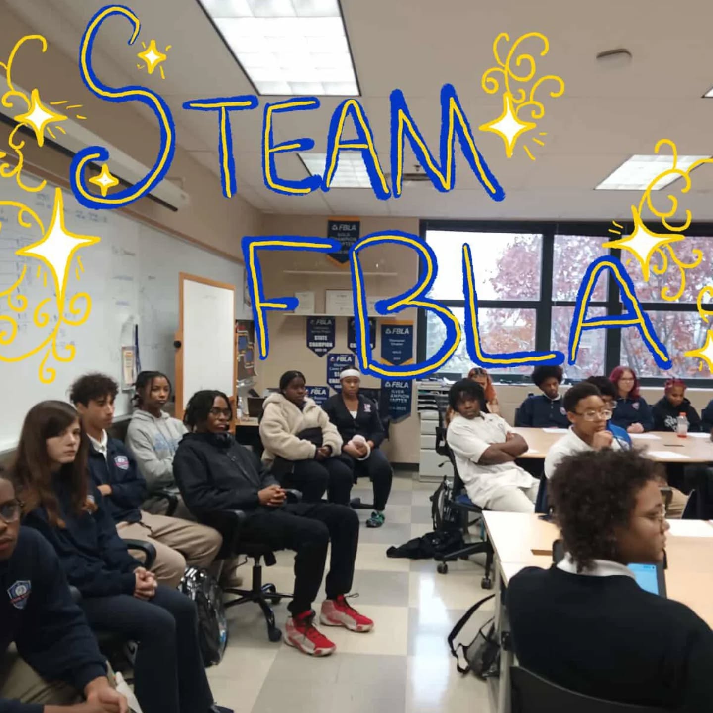 FBLA Meeting & Gratitude Social
At this week's meeting, our chapter held a gratitude social, where our members wrote personal letters to those who they appreciate and are thankful for.
Once they sealed these letters, our members were able to practice on their competitions and participate in a team bonding game of FBLA Jeopardy.
-
-
#chaptermeeting #meeting #bonding #letters #thankfulness #thankful #gratitude #competitions #fbla #steamfbla