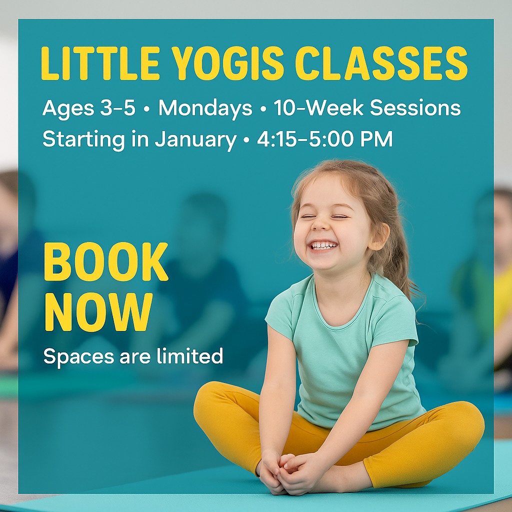 Big Joy for Little Yogis!
Our signature preschool yoga & mindfulness program is designed for ages 3–5 — and it’s the highlight of their week! ?
? Movement, storytelling, music, creativity, and so much more.
? Mondays 4:15–5:00 PM
? 10-Week Session starts in January
This is more than a class — it’s a confidence-boosting journey that ends in a cozy relaxation (and a mini foot rub!).
? Spaces are limited — (Book Now Link in Bio)
#LittleYogis #KidsYoga #YogaAtPlay #PreschoolYoga #MainLineMoms