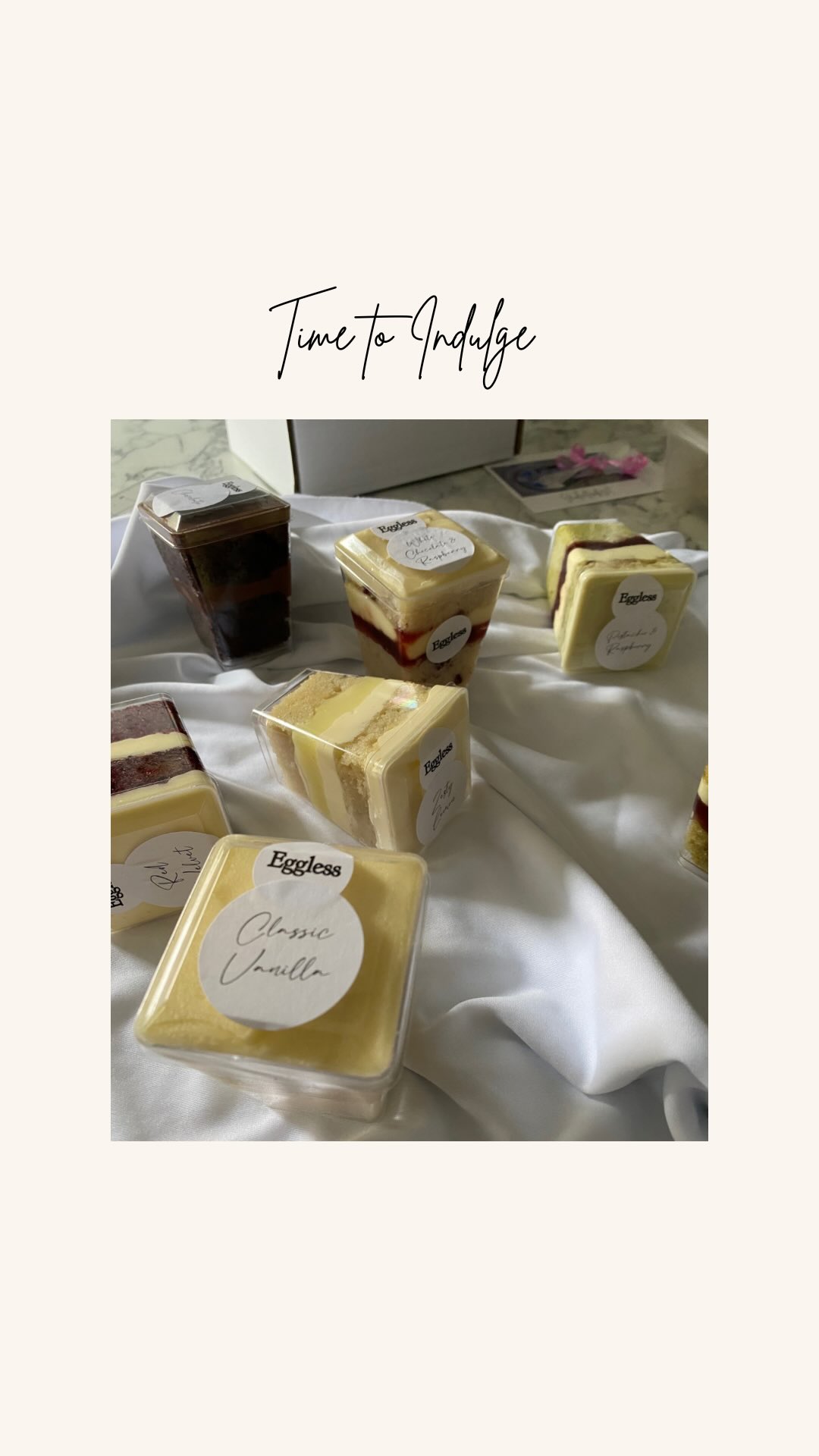 It’s that time again.
My January taster box is back, filled with all the favourites from my eggless range.
Classic vanilla, chocolate, lemon, salted caramel, raspberry and white chocolate… a little treat before you choose your 2026 or 2027 cake.
Boxes are limited, so grab yours while you can.
A sweet start to the new year.
#JulietCakesIt
#TasterBox
#EgglessCakesUK
#LeicesterBaker
#UKBakers
#CakeTasting
#CelebrationCakesUK
#WeddingCakeTasting
#2026Brides
#2027Brides
#HomeBakeryUK
#SweetTreatsUK
#bakerinleicestershire