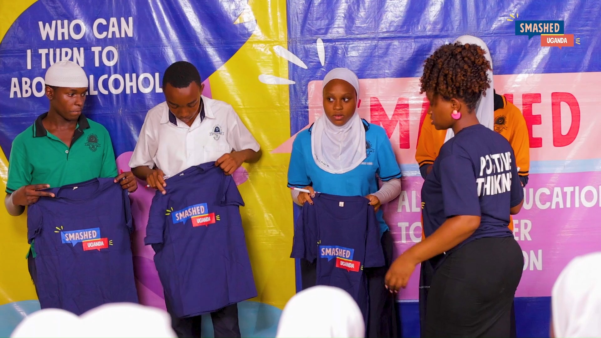 The sky is even not the limit when it comes to equipping young people with knowledge when it comes to underage drinking that when life throws such choices at them, they have a way out.
#SmashedUganda
#PositiveThinking
#smashedglobal
#kampalaislamicsecondaryschool