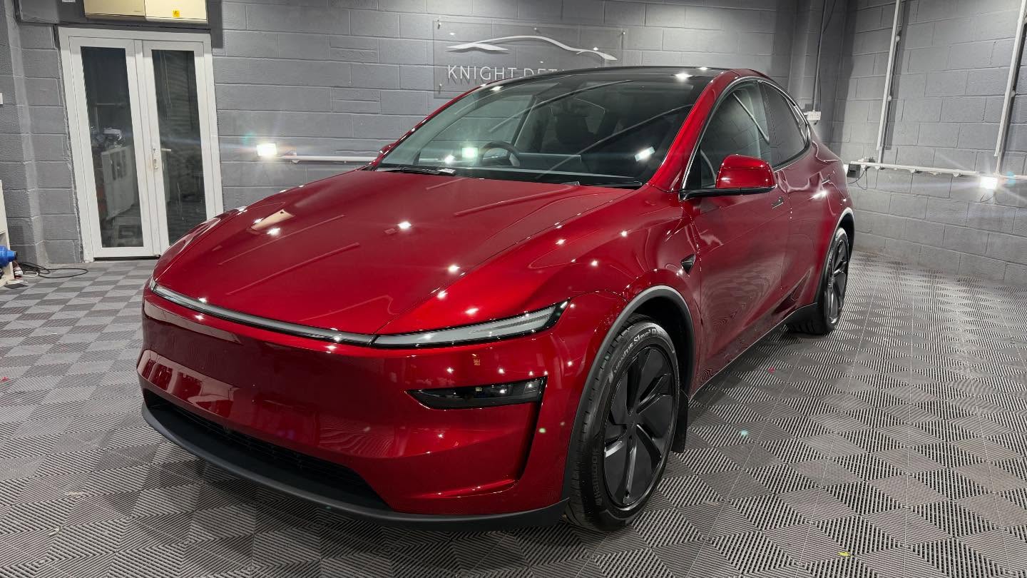 Being brand new doesn’t necessarily mean flawless. If you’re already one of my customers then you’ll probably have heard me say this analogy which I use a lot:
When you buy a new phone, it arrives sealed in a box and when you open it it’s in perfect condition.
But when you buy a new car, it’s been driven, handled by multiple people, loaded on and off lorries, possibly sat in a delivery yard for a while and likely washed too. There are so many times during this process when scuffs, scratches, swirls or other things can happen to your car.
This is why when we always machine polish cars before we ceramic coat them. We want your new car to be as close to perfect as possible.